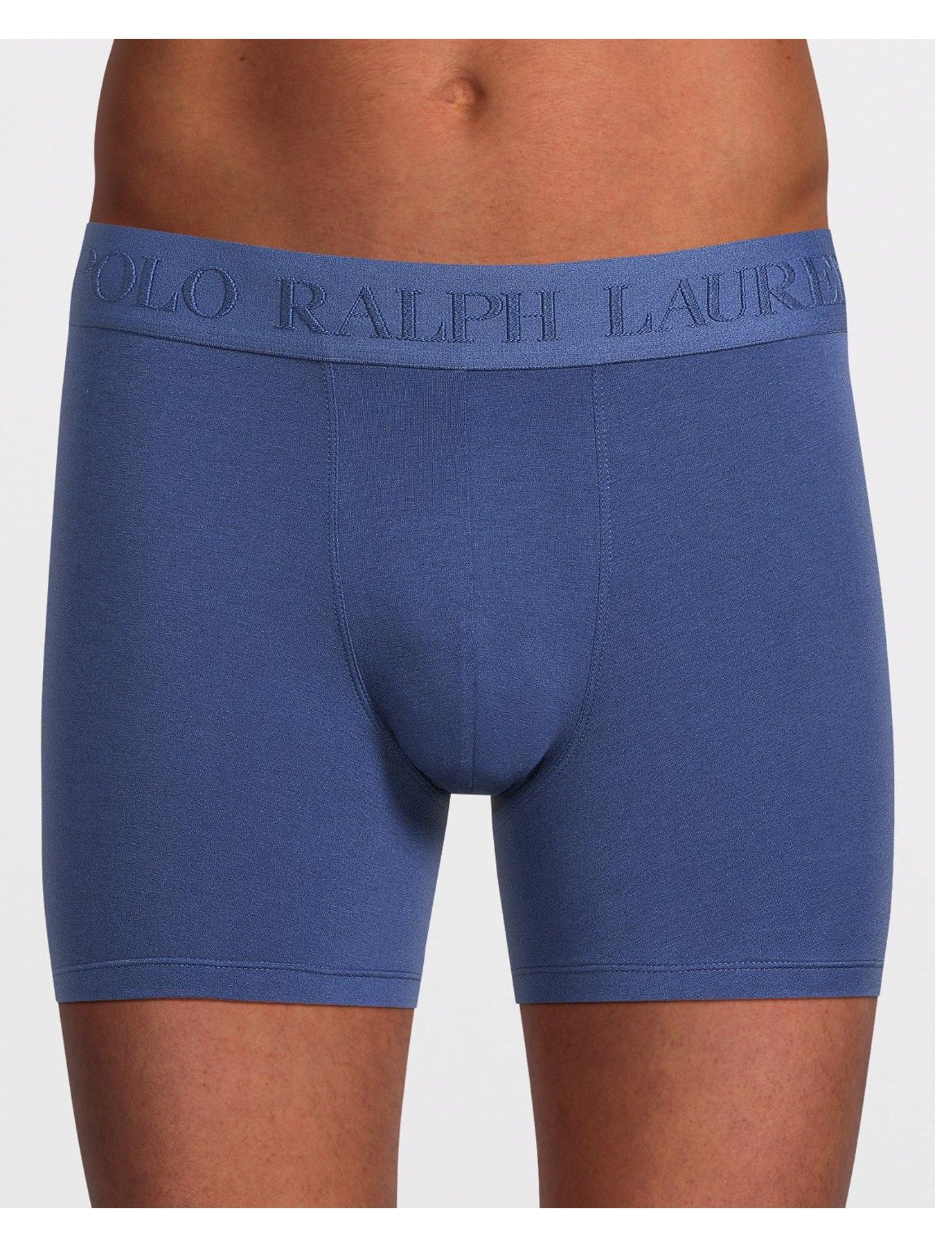 Image 2 of 3 of Polo Ralph Lauren 3 Pack Boxer Brief - Blue