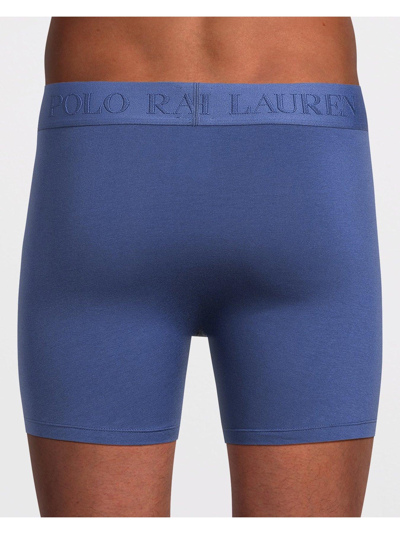 Image 3 of 3 of Polo Ralph Lauren 3 Pack Boxer Brief - Blue