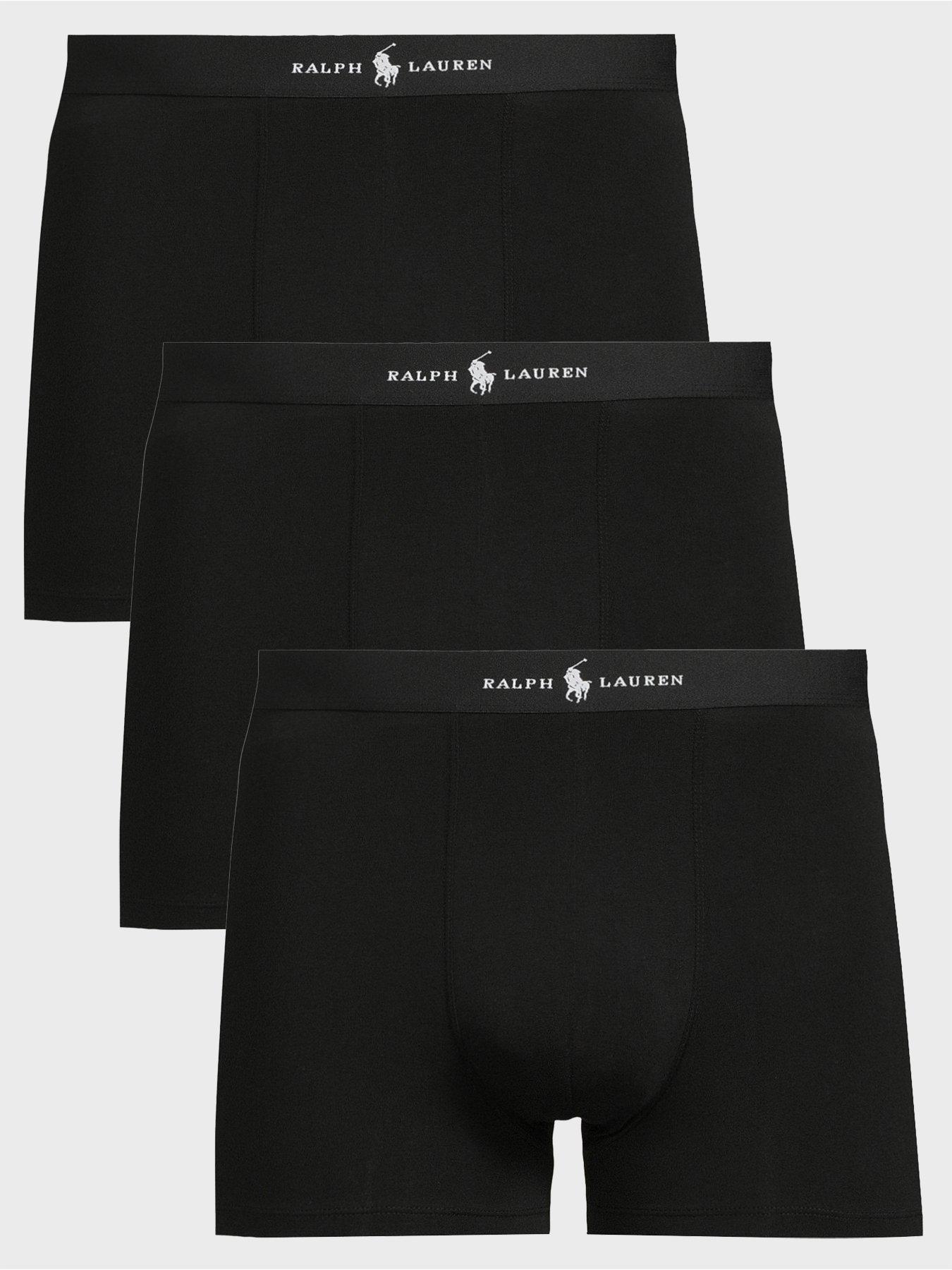 undefined 3 Pack Classic Trunks - Black