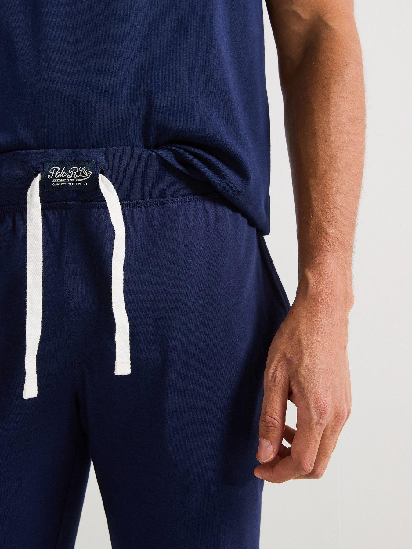 Image 4 of 4 of Polo Ralph Lauren Open Leg Pyjama Bottoms - Navy