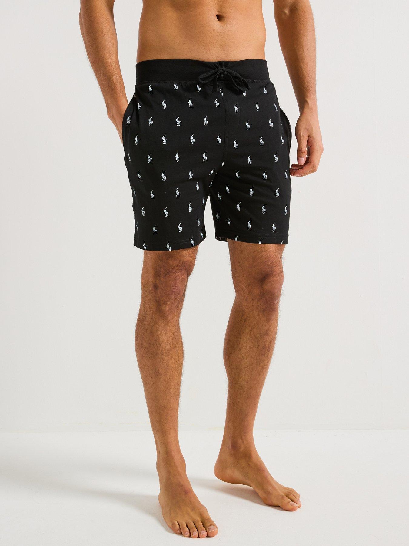 Polo Ralph Lauren Loungewear All Over Print Shorts - Black