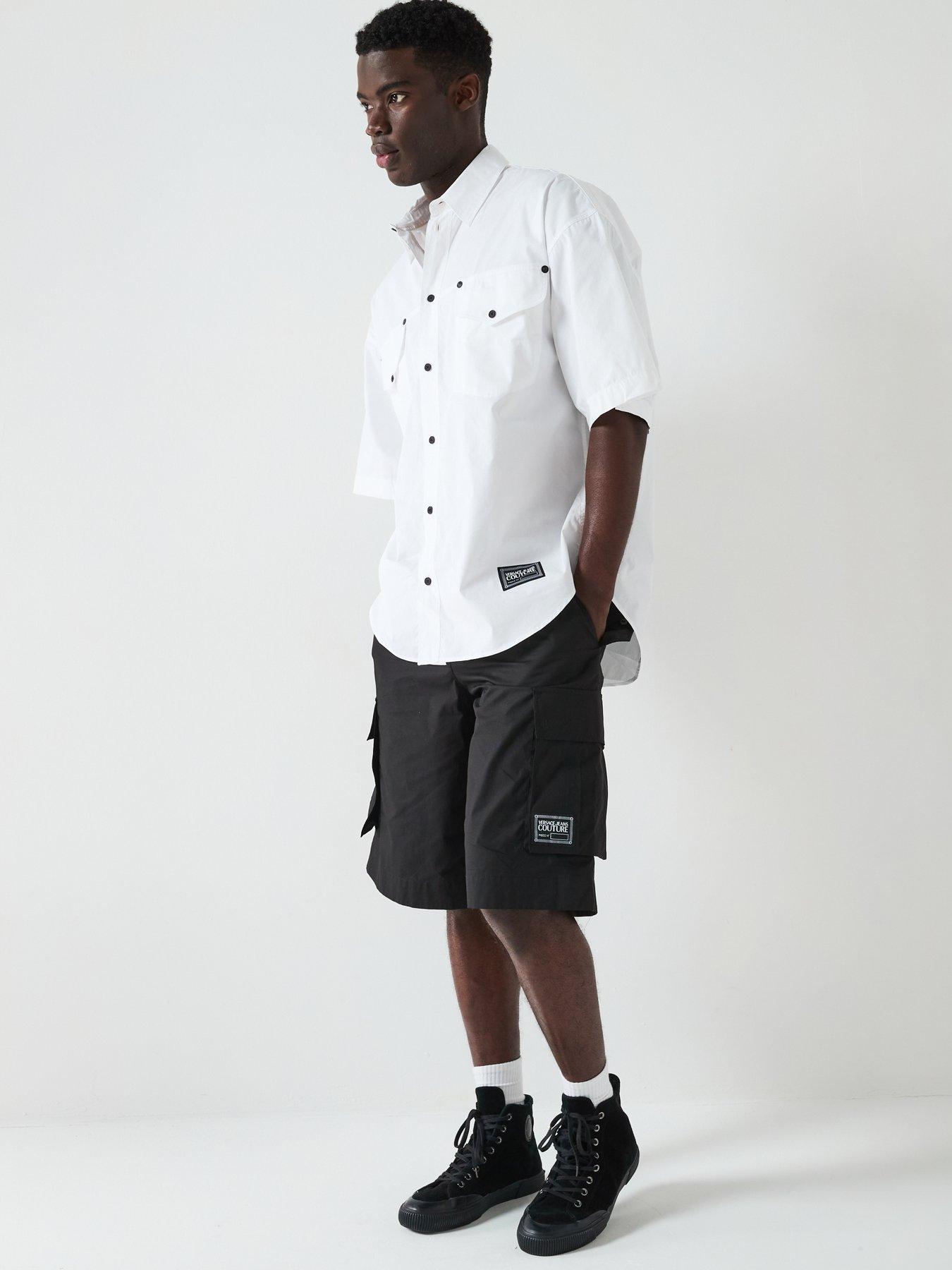 Image 3 of 6 of Versace Jeans Couture Poplin Shirt - White