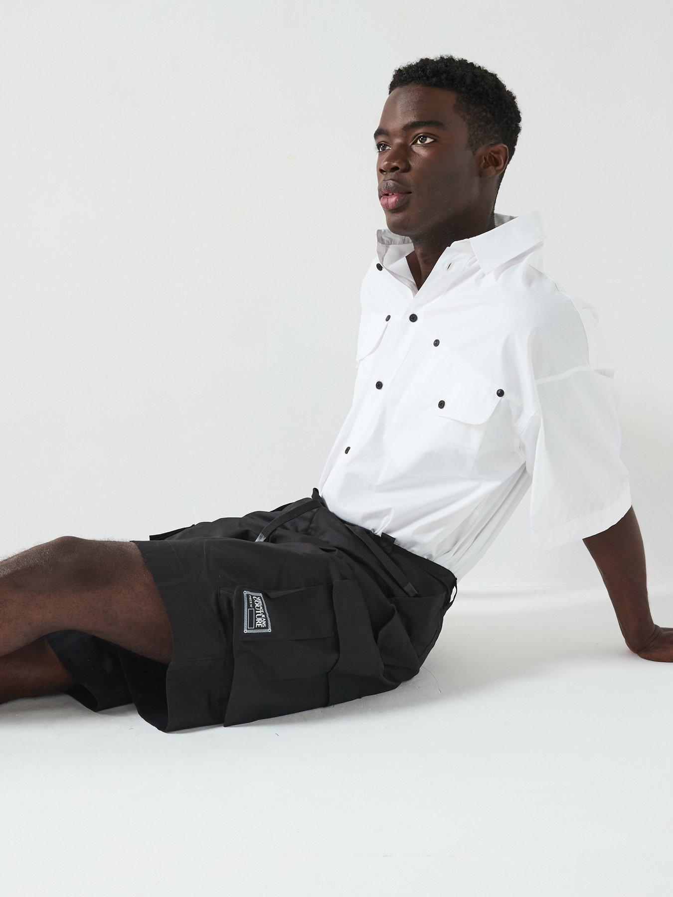 Image 4 of 6 of Versace Jeans Couture Poplin Shirt - White