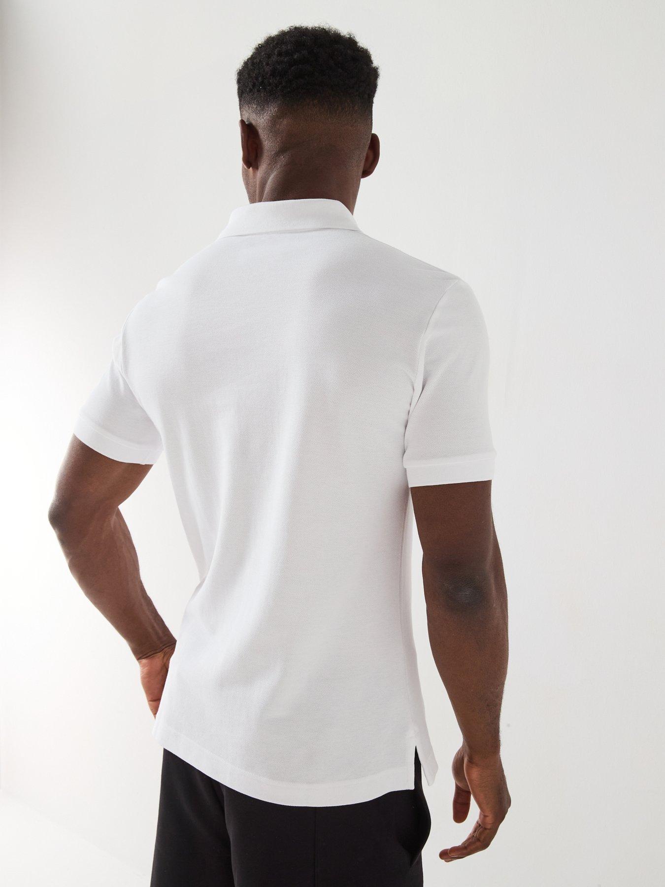 Image 2 of 4 of Versace Jeans Couture Placket Polo Shirt - White
