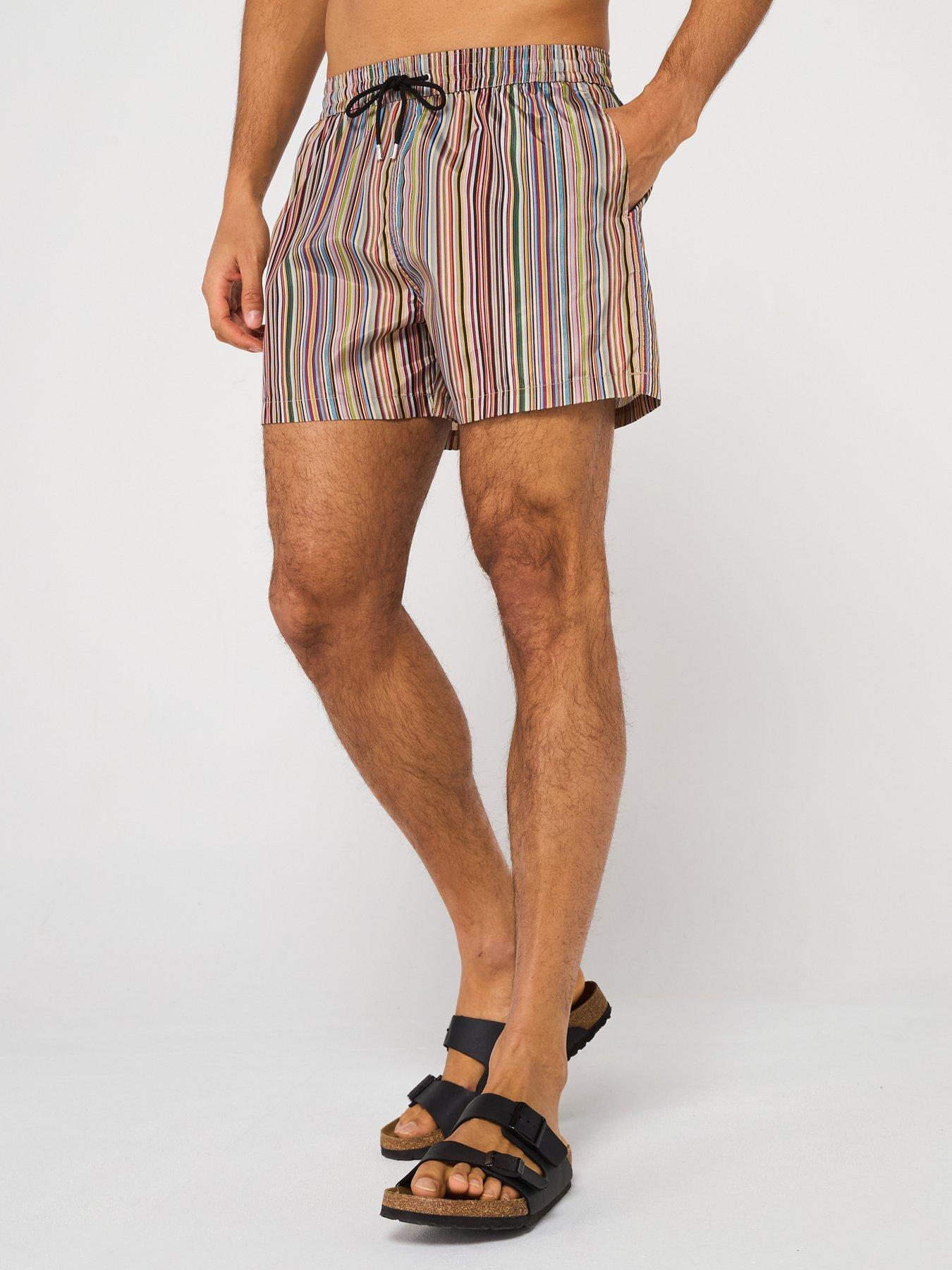 undefined Stripe Swim Shorts - Multi