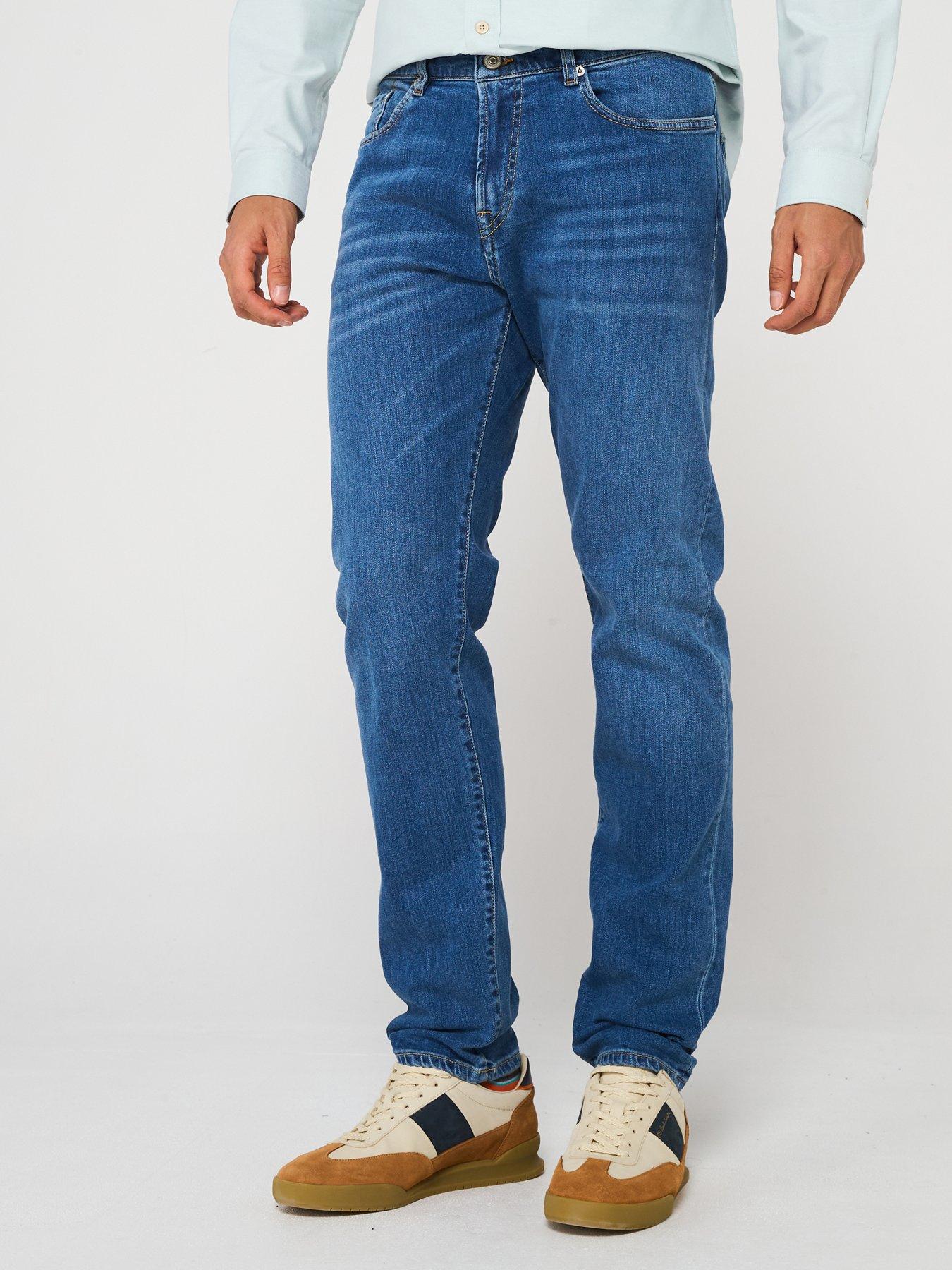 undefined Tapered Fit Jeans - Blue