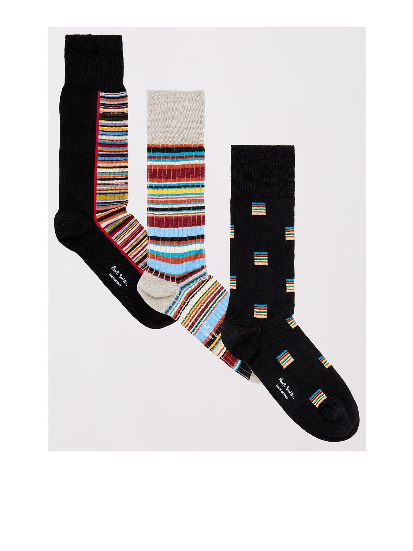 undefined Men's Signature 3 Pack Crew Socks - Multi