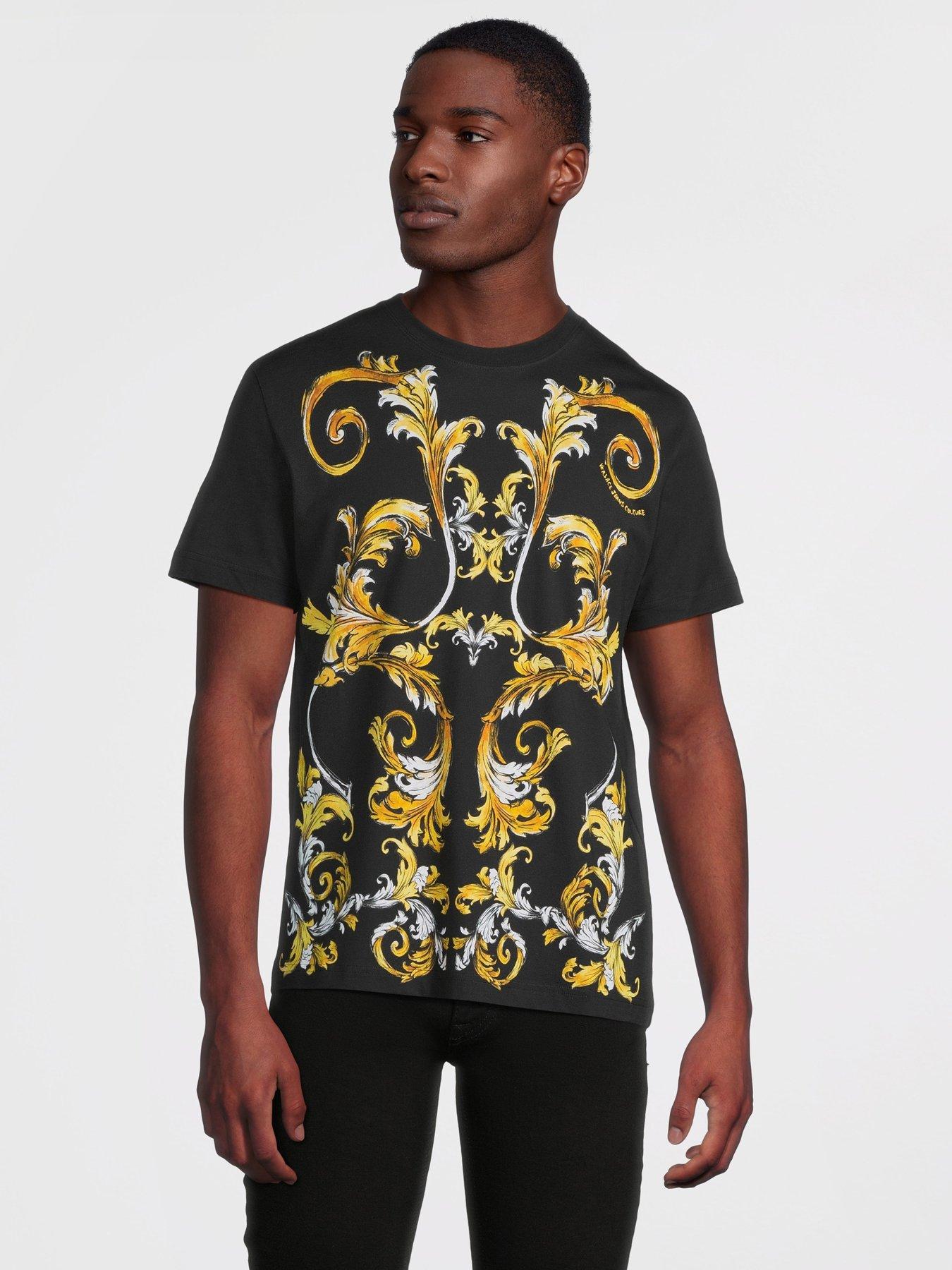 undefined Versace Jeans Couture All Over Print T-shirt - Black