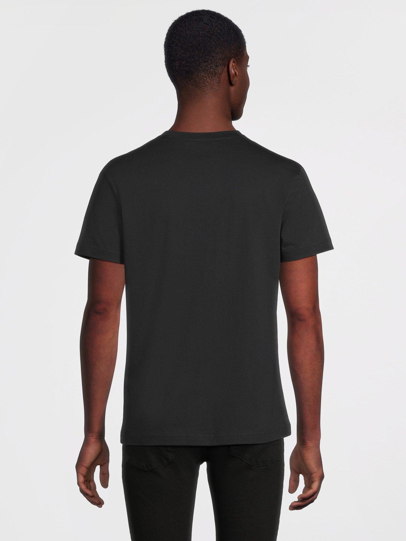 Image 2 of 5 of Versace Jeans Couture Barocco Print T-Shirt - Black