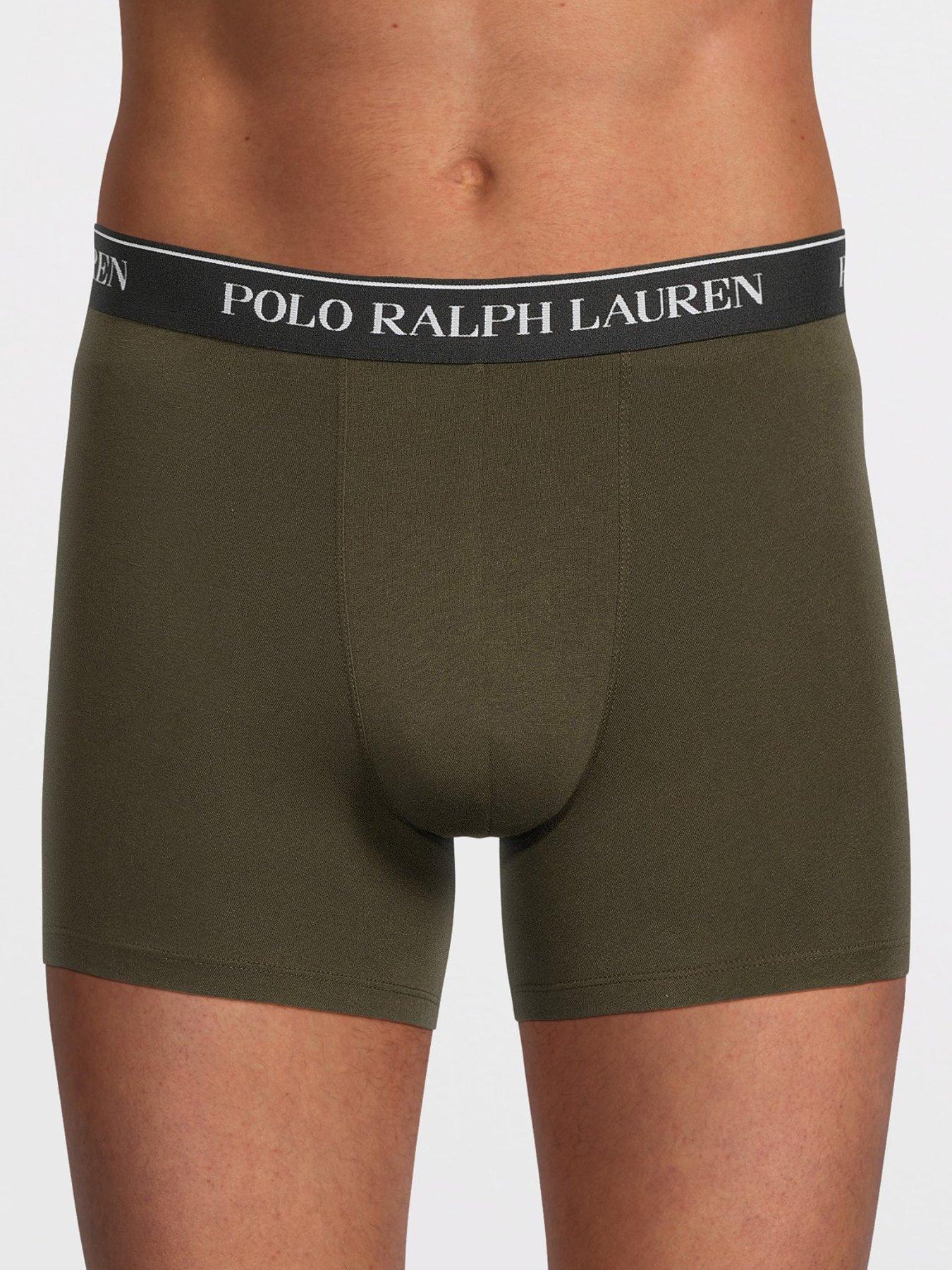 Image 2 of 3 of Polo Ralph Lauren 3 Pack Boxer Brief - Dark Tones&nbsp;Multi