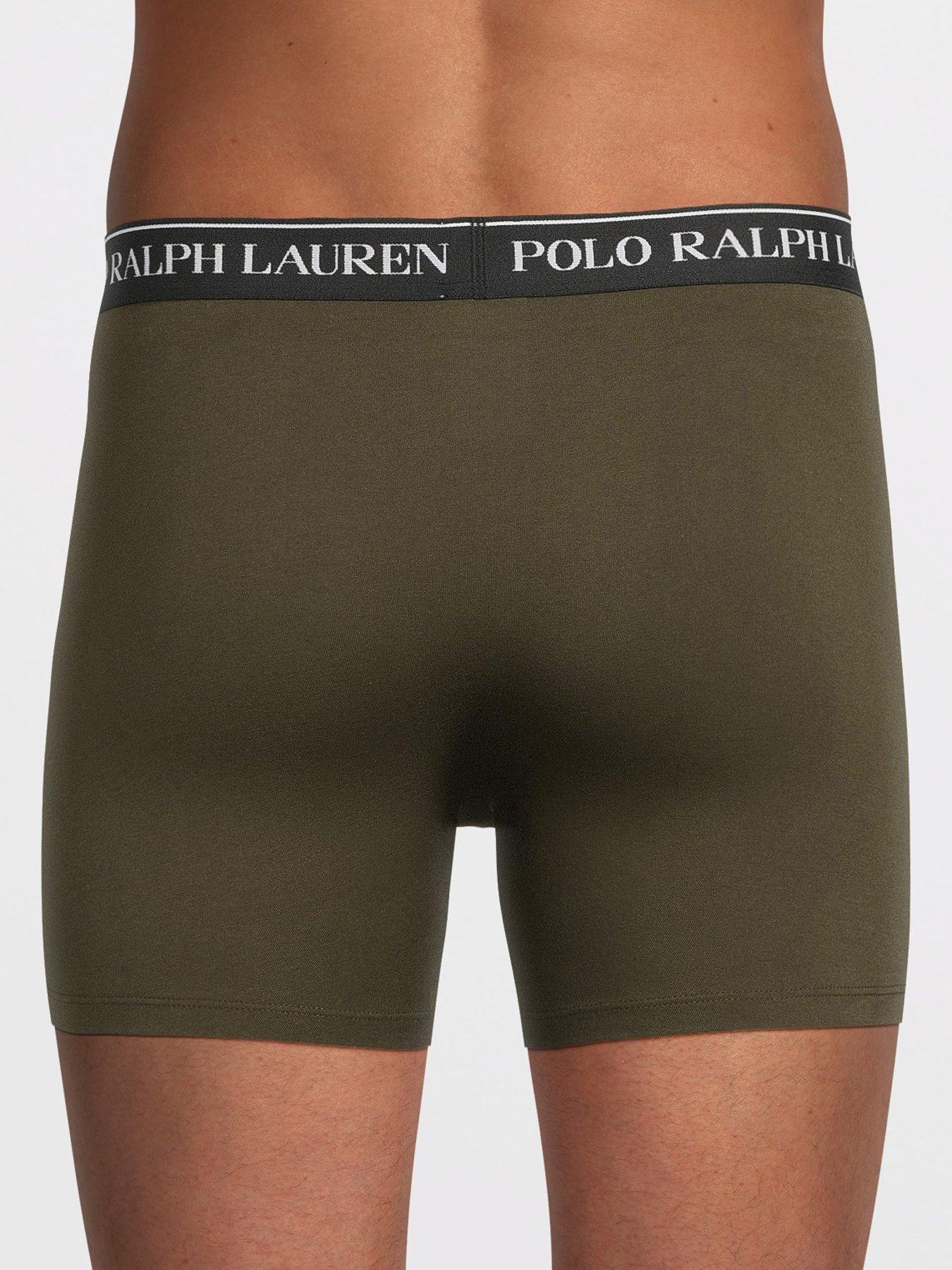 Image 3 of 3 of Polo Ralph Lauren 3 Pack Boxer Brief - Dark Tones&nbsp;Multi