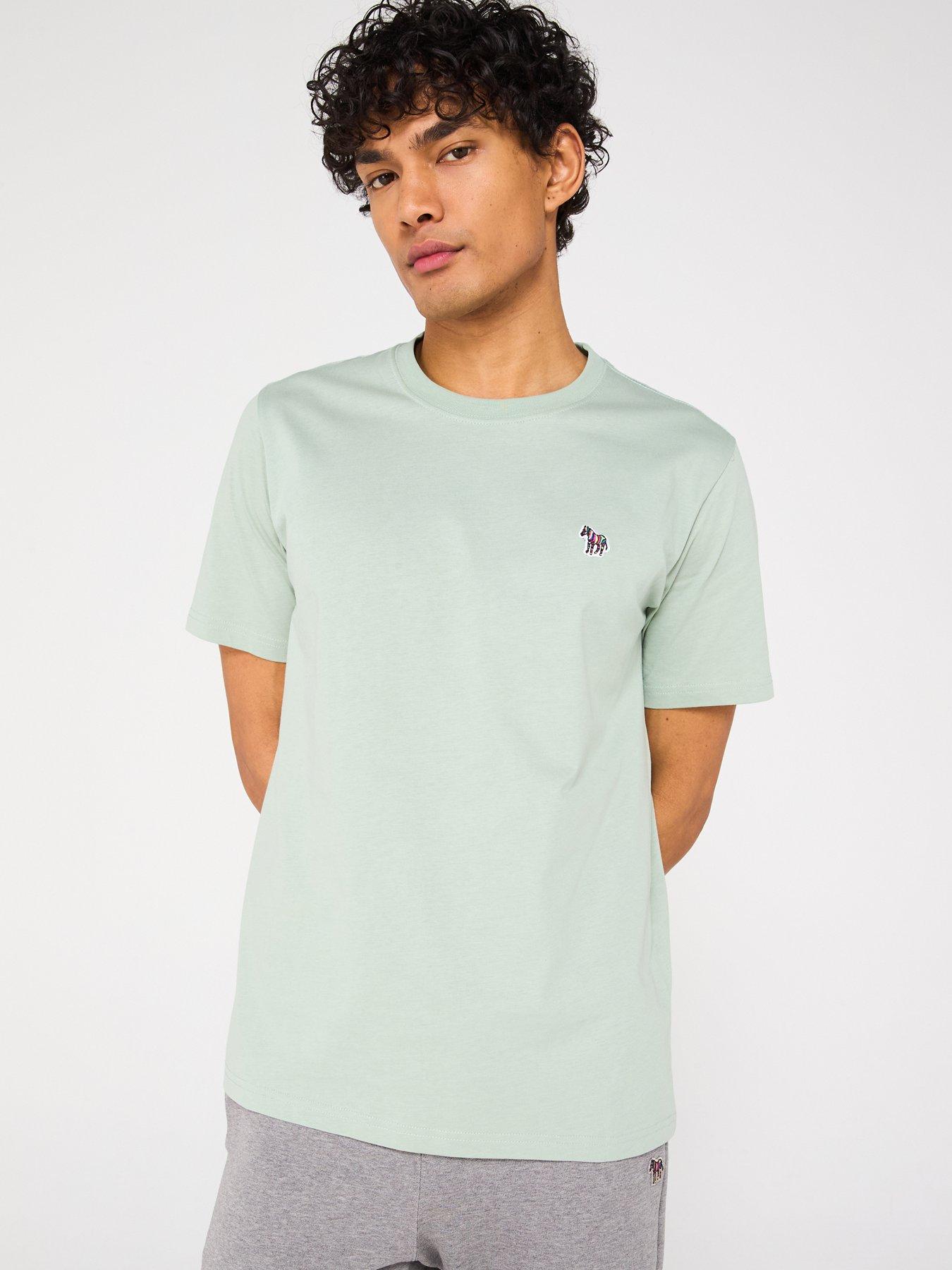 undefined Regular Fit Short Sleeve Logo T-Shirt - Green