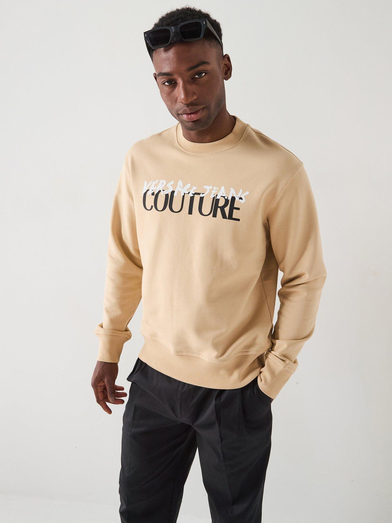 undefined Institutional Logo Sweat Shirt - Beige