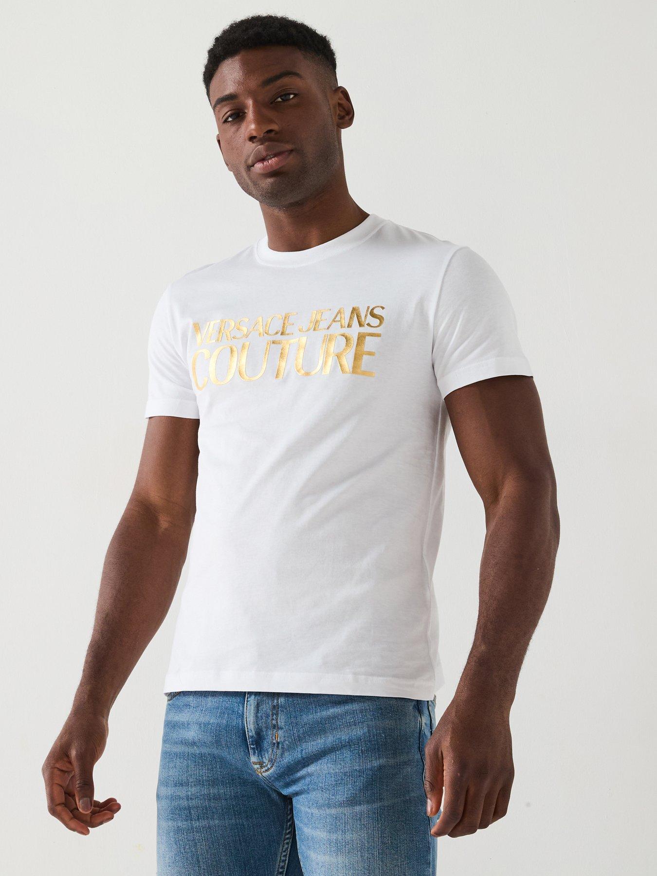 undefined Institutional Logo Metallic Foil T-Shirt - White