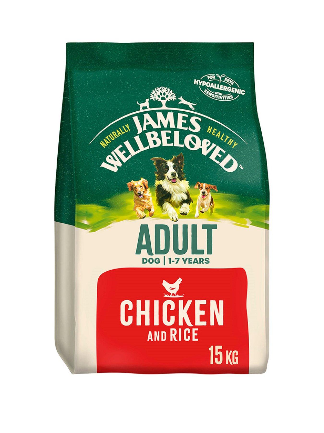 Image of James Wellbeloved Adult Dry Dog Food Chicken  &  Rice 15 kg