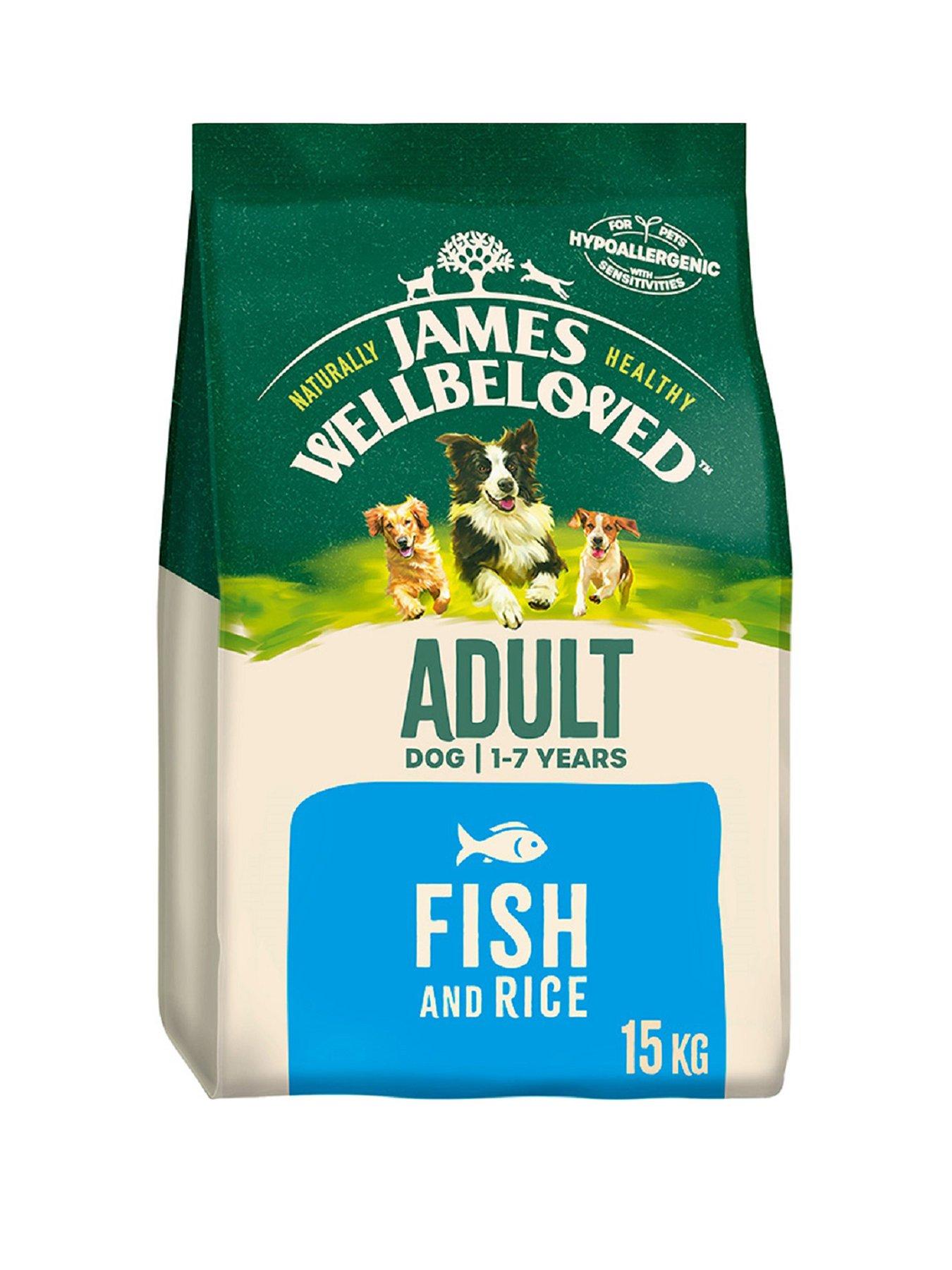 James Wellbeloved Adult Dry Dog Food Fish  &  Rice 15 kg