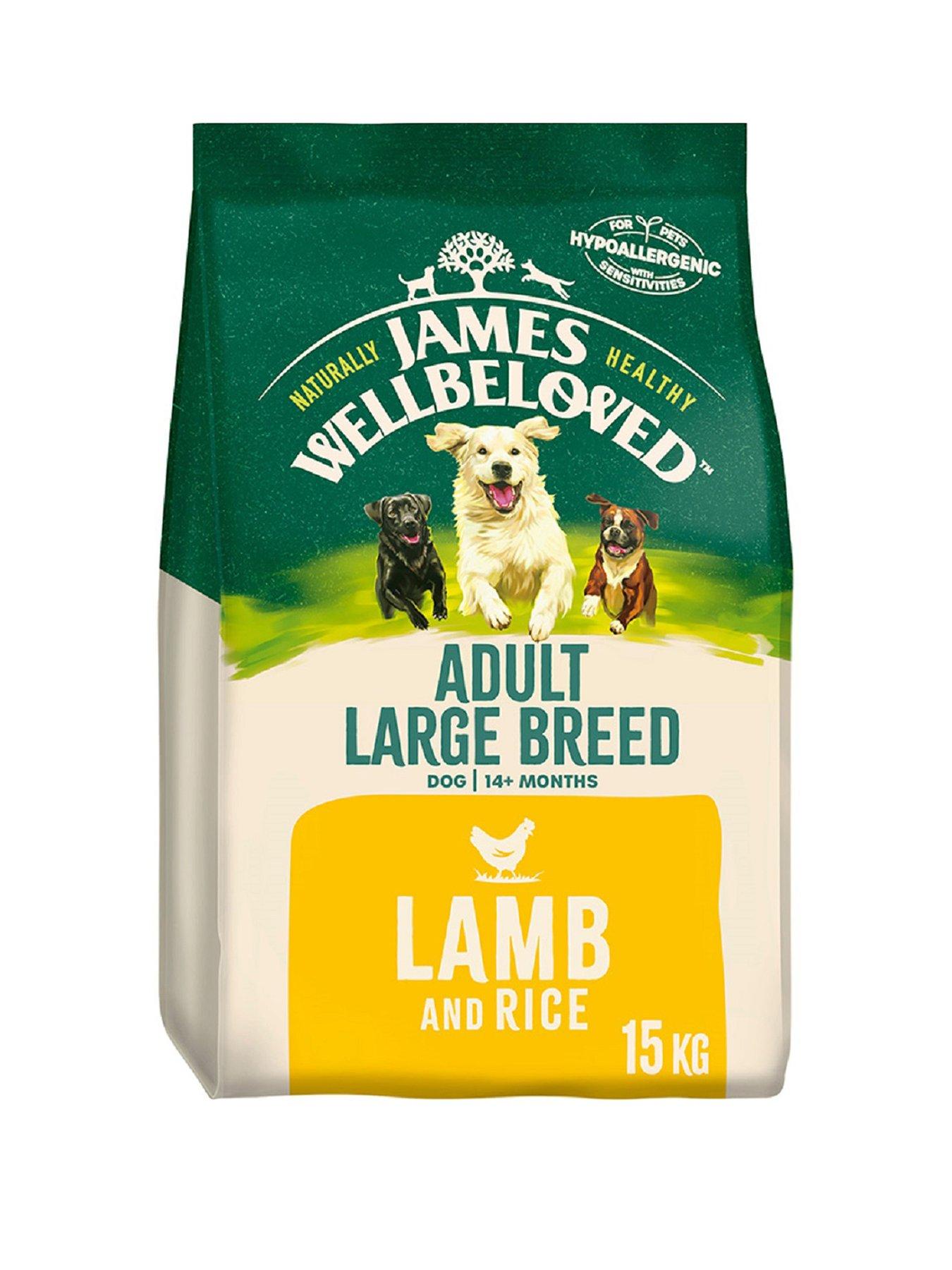 James Wellbeloved Adult Large Breed Dry Dog Food Lamb  &  Rice 15 kg