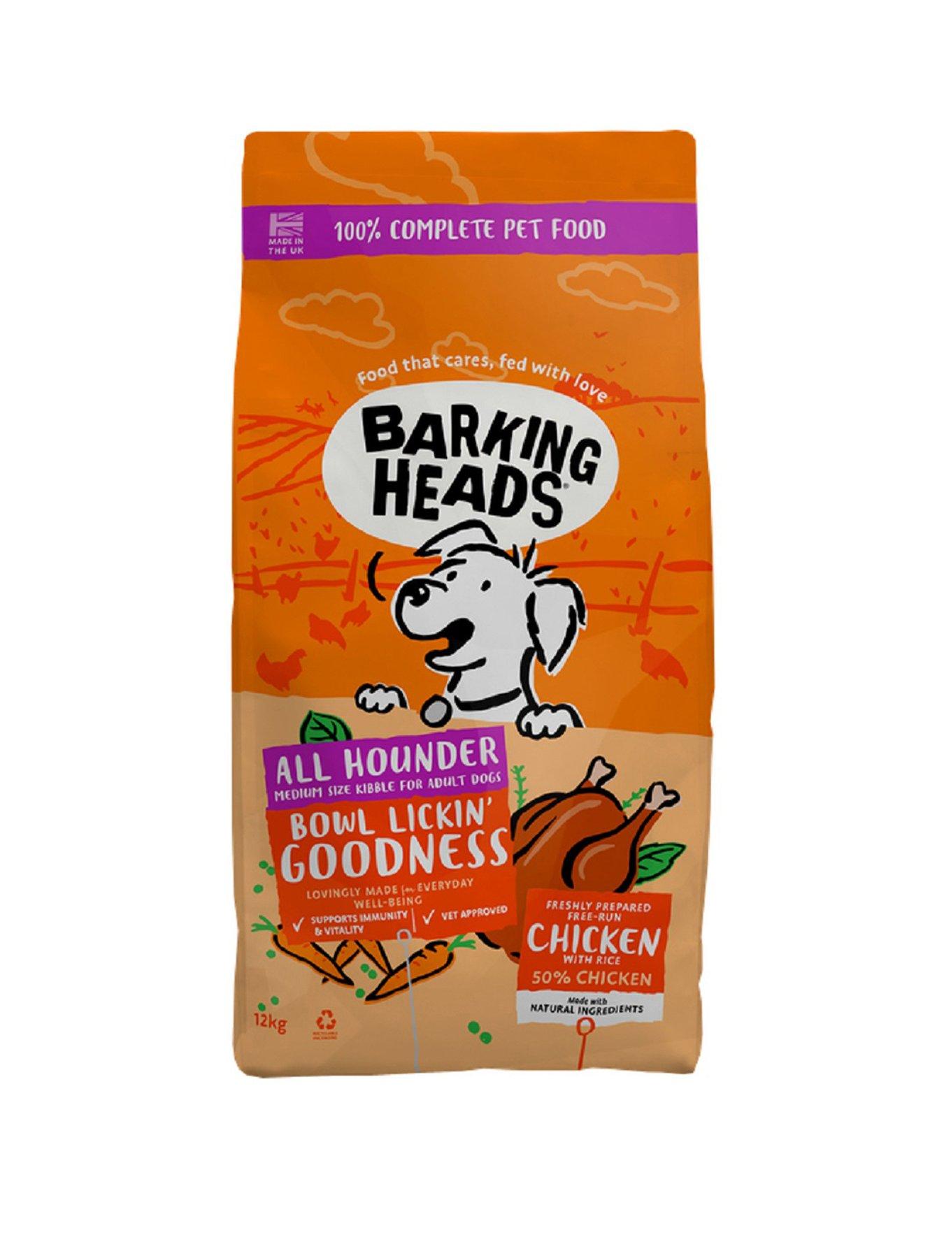 Product photograph of Barking Heads All Hounder Bowl Lickin Goodness Chicken 12kg from very.co.uk