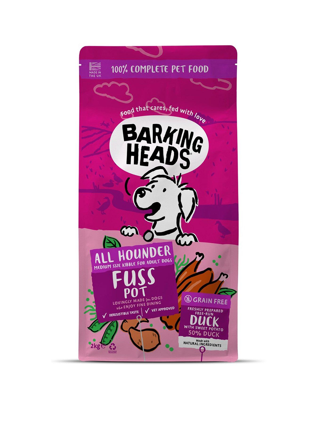 Product photograph of Barking Heads All Hounder Fuss Pot Duck 2kg from very.co.uk