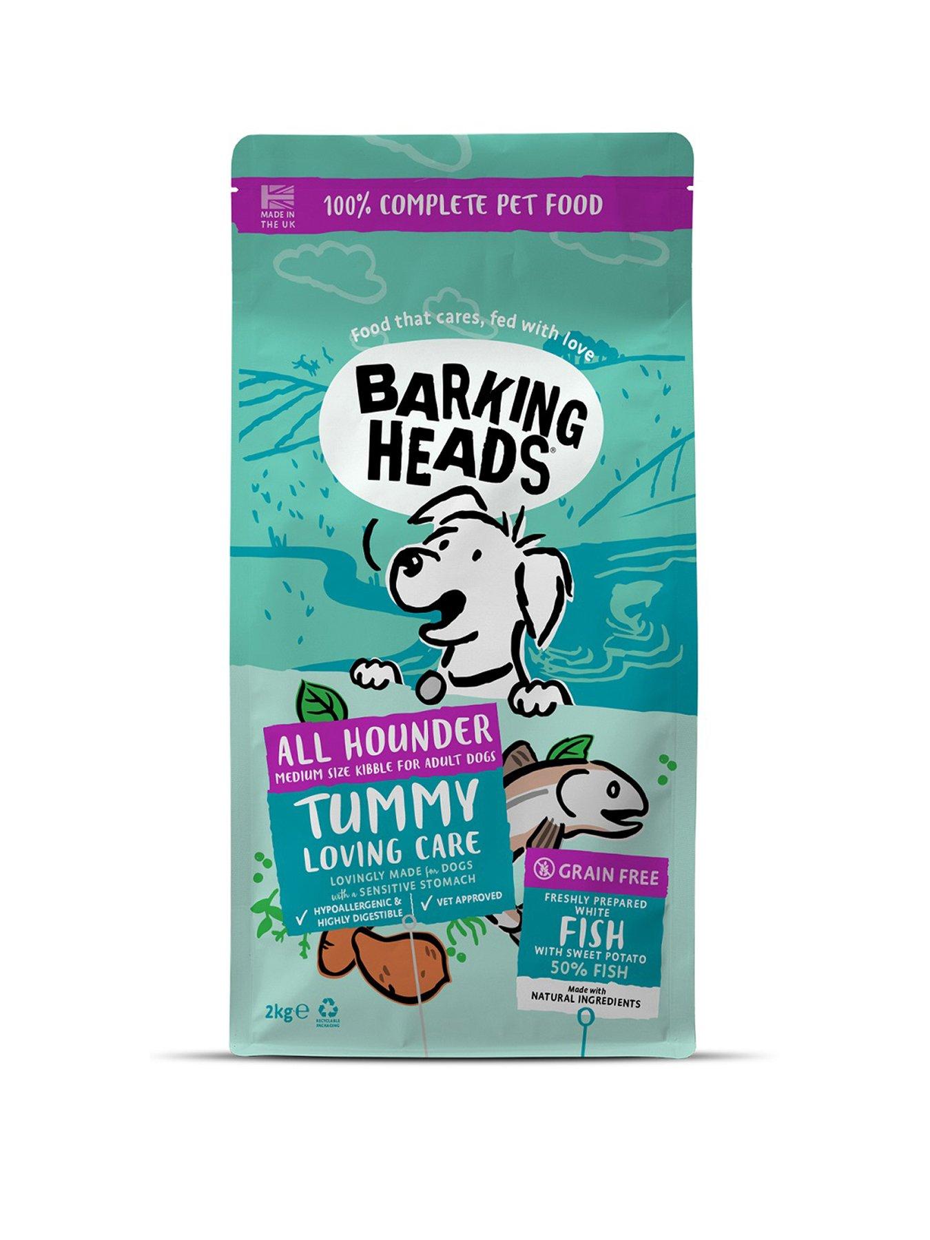 Product photograph of Barking Heads All Hounder Tummy Lovin Care Fish 2kg from very.co.uk