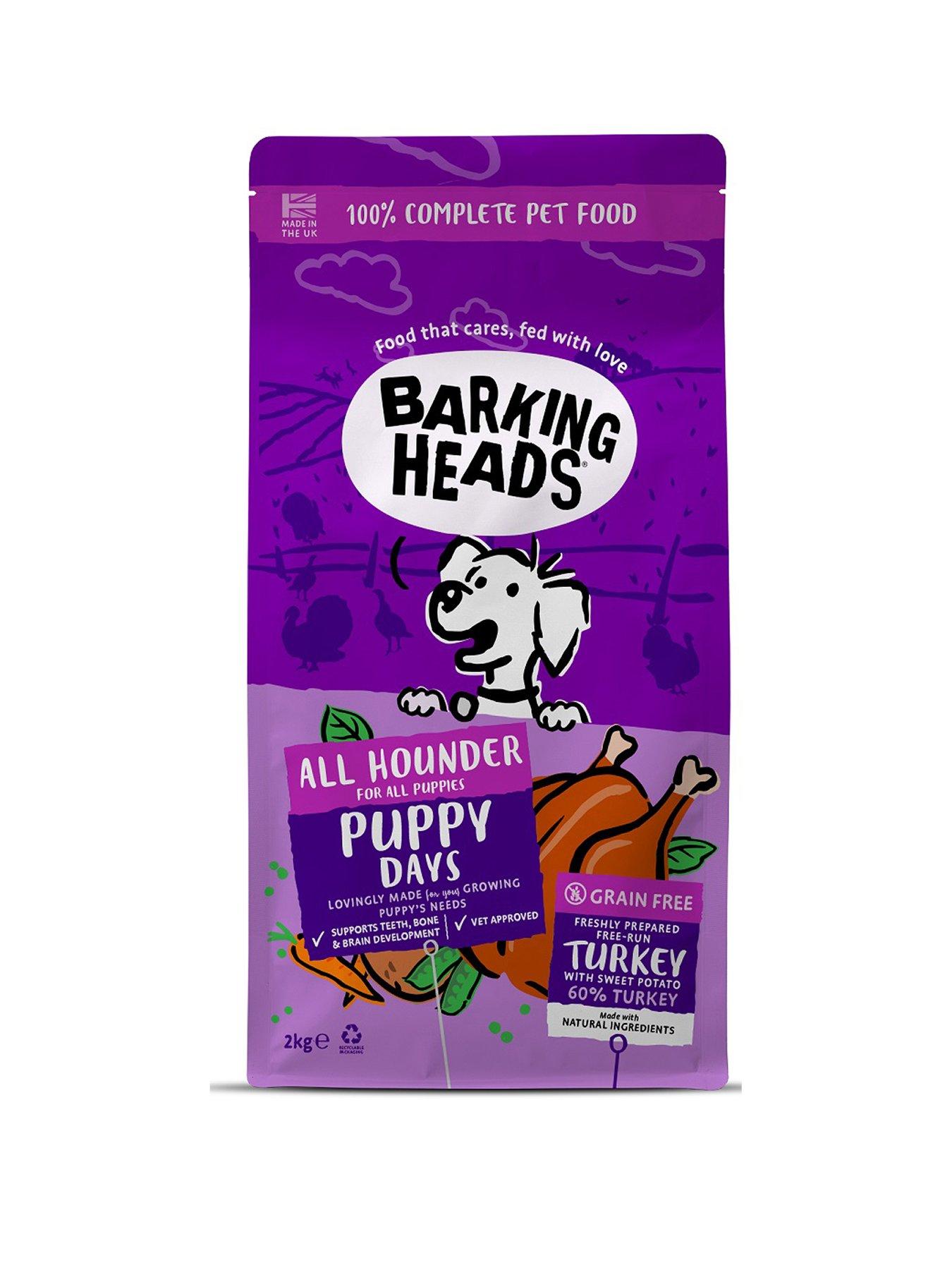 Product photograph of Barking Heads All Hounder Puppy Days Turkey 2kg from very.co.uk