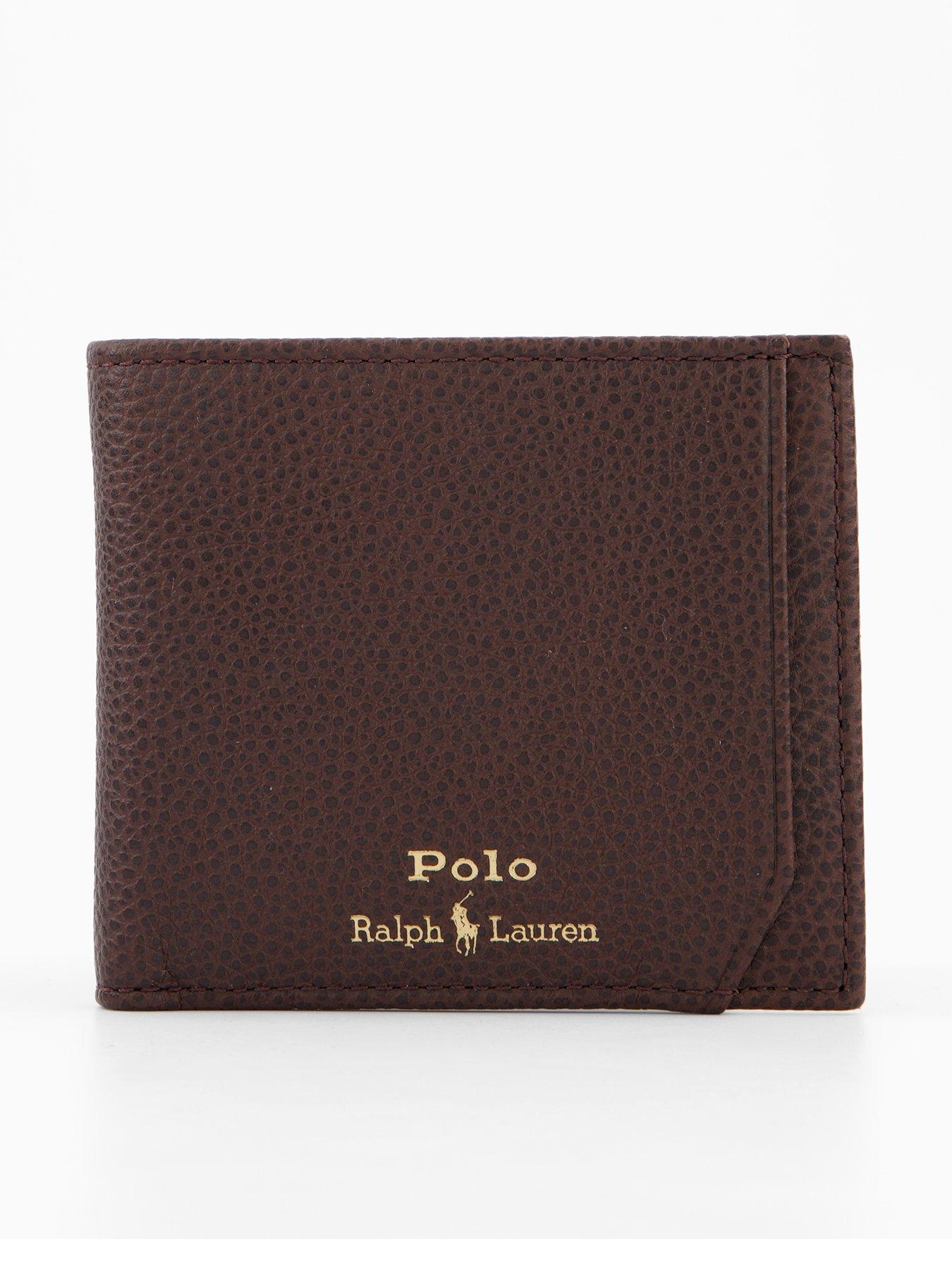 Polo Ralph Lauren Bi Fold Wallet - Dark Brown