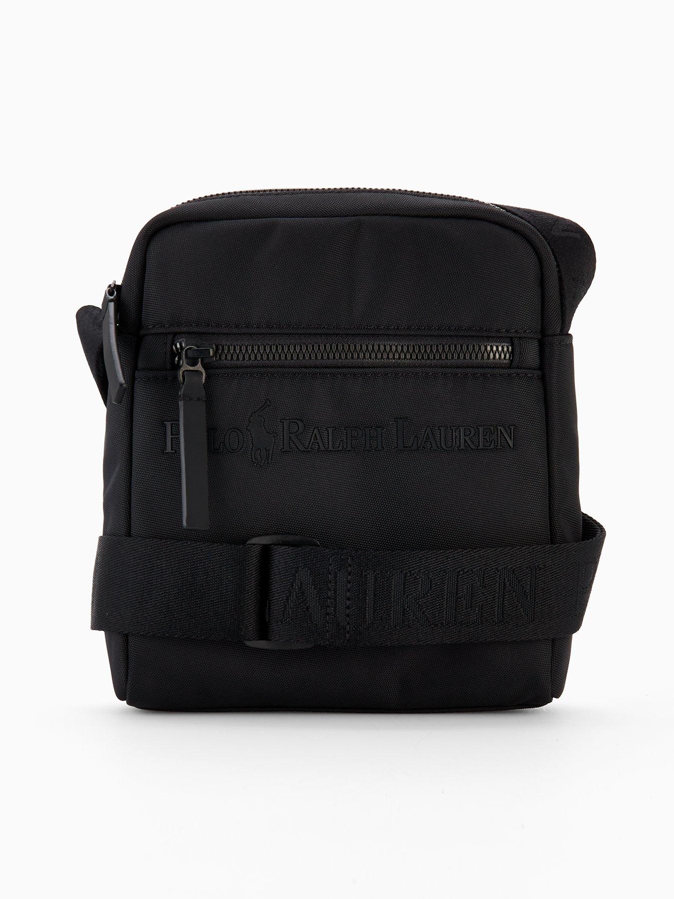 undefined Tonal Logo Crossbody Bag - Black