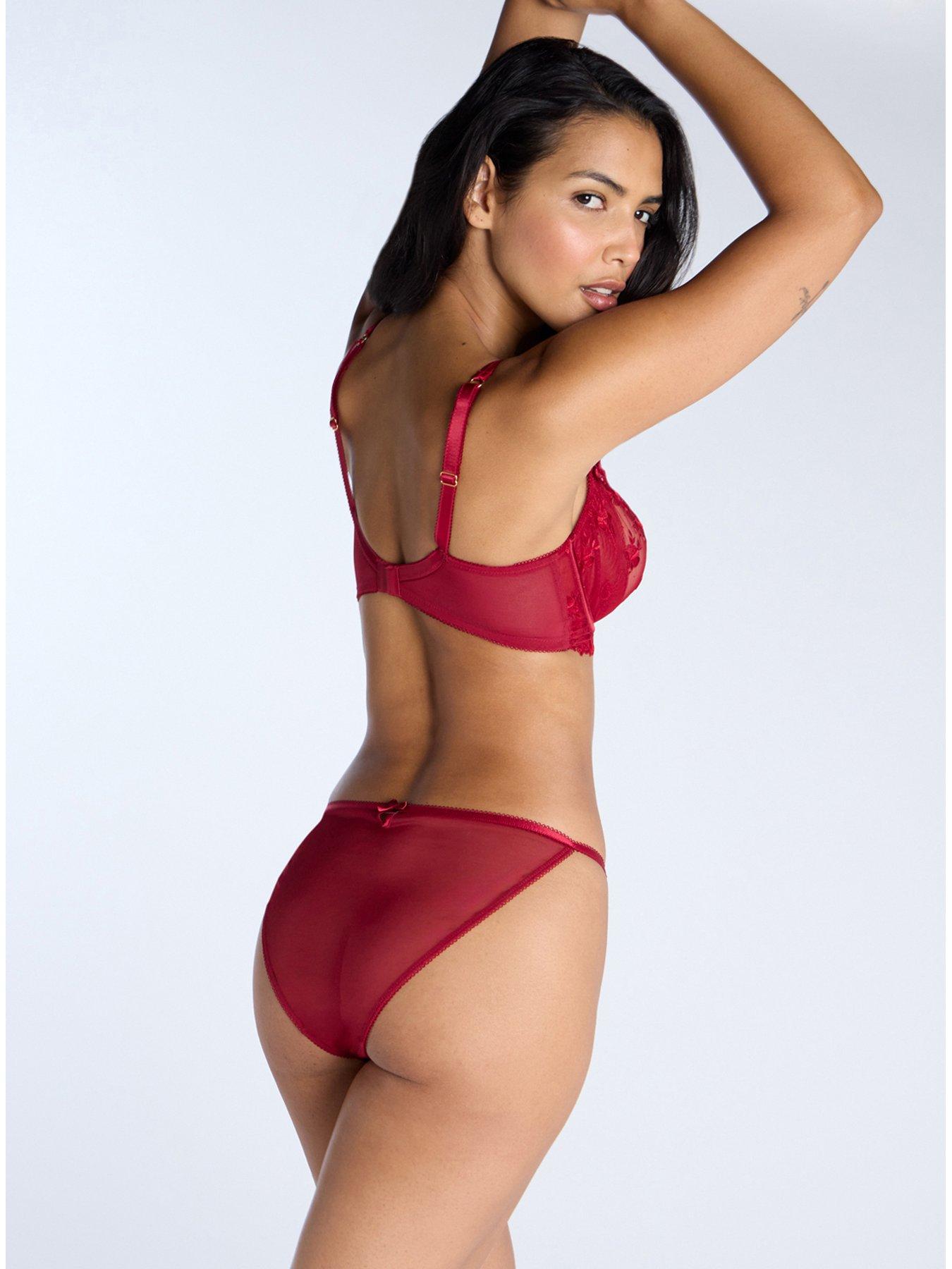 Image 2 of 4 of Boux Avenue Romanza Brief - Dark Red
