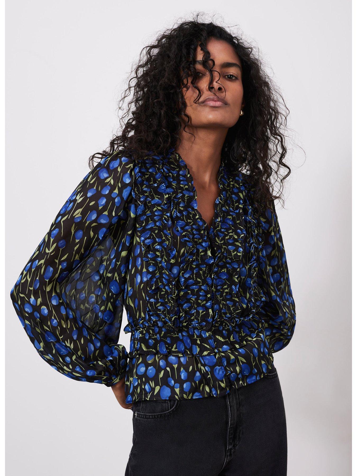 Frangipani Blouse Mint Stars