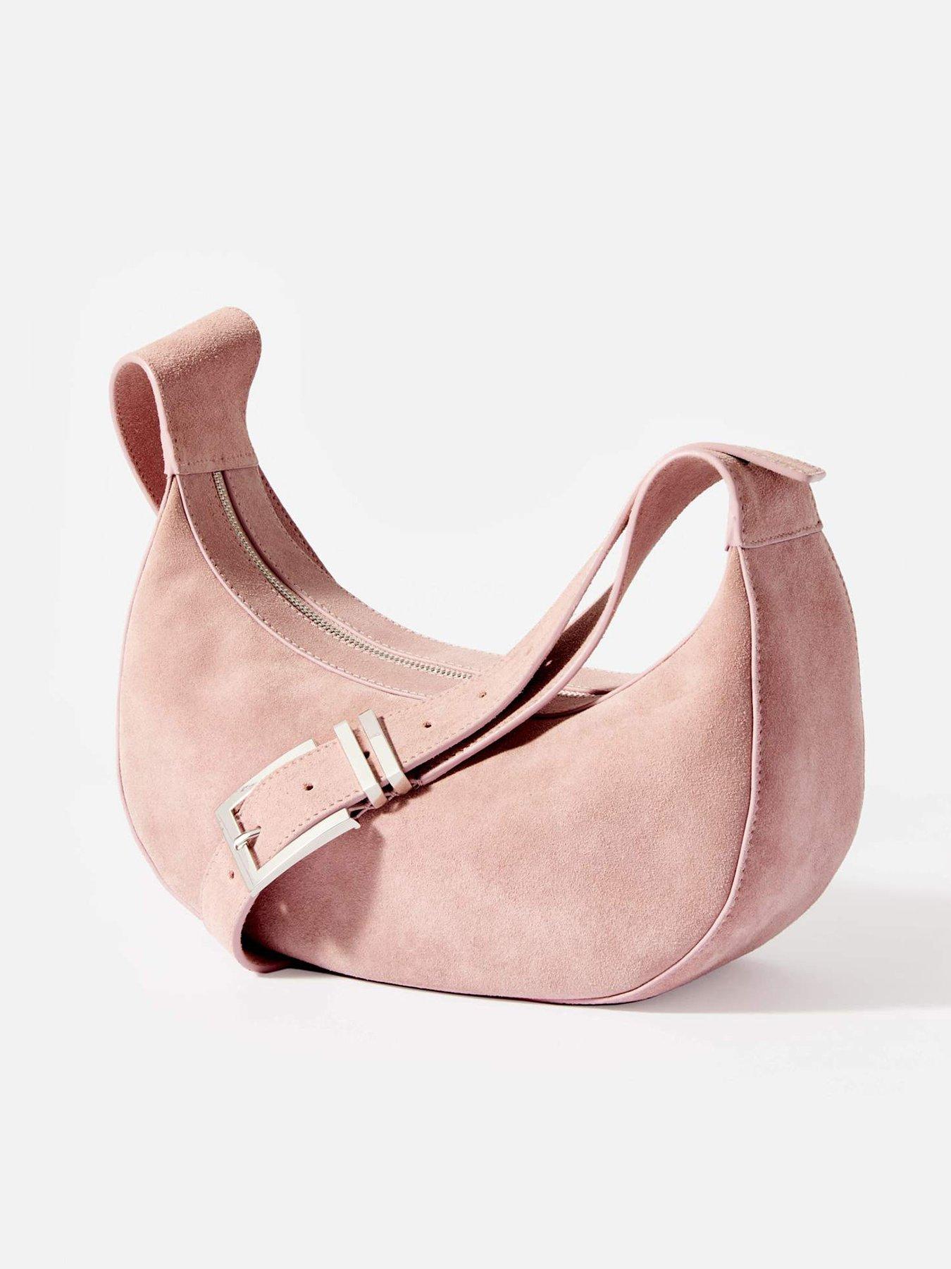 undefined Frankie Suede Sling Bag - Pink