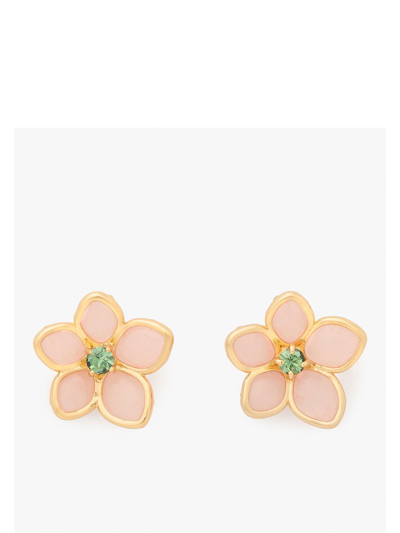 undefined Pastel Petals Stud Earrings - Multi