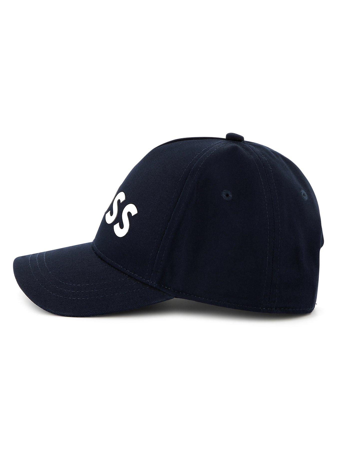 Image 3 of 4 of BOSS Boys Logo Cap - Navy