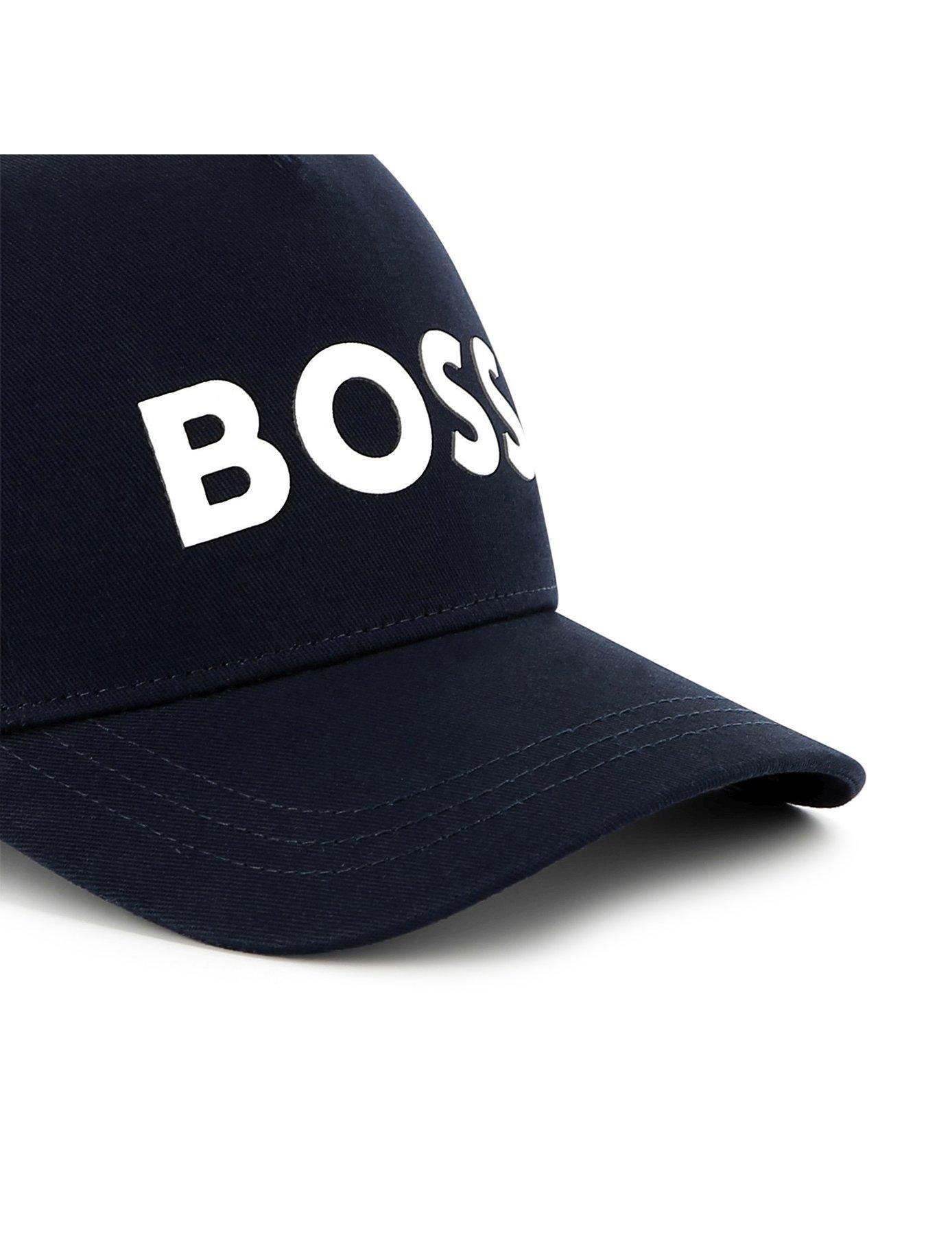 Image 4 of 4 of BOSS Boys Logo Cap - Navy