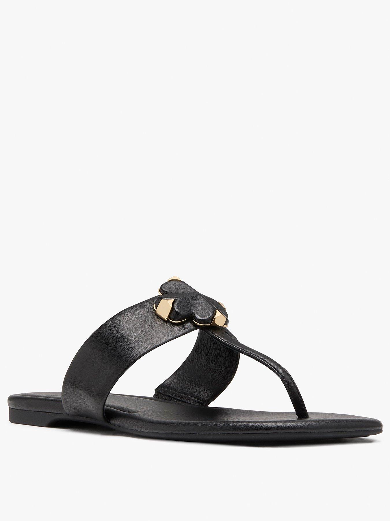 Image 2 of 4 of Kate Spade New York Flower Thong Sandal - Black