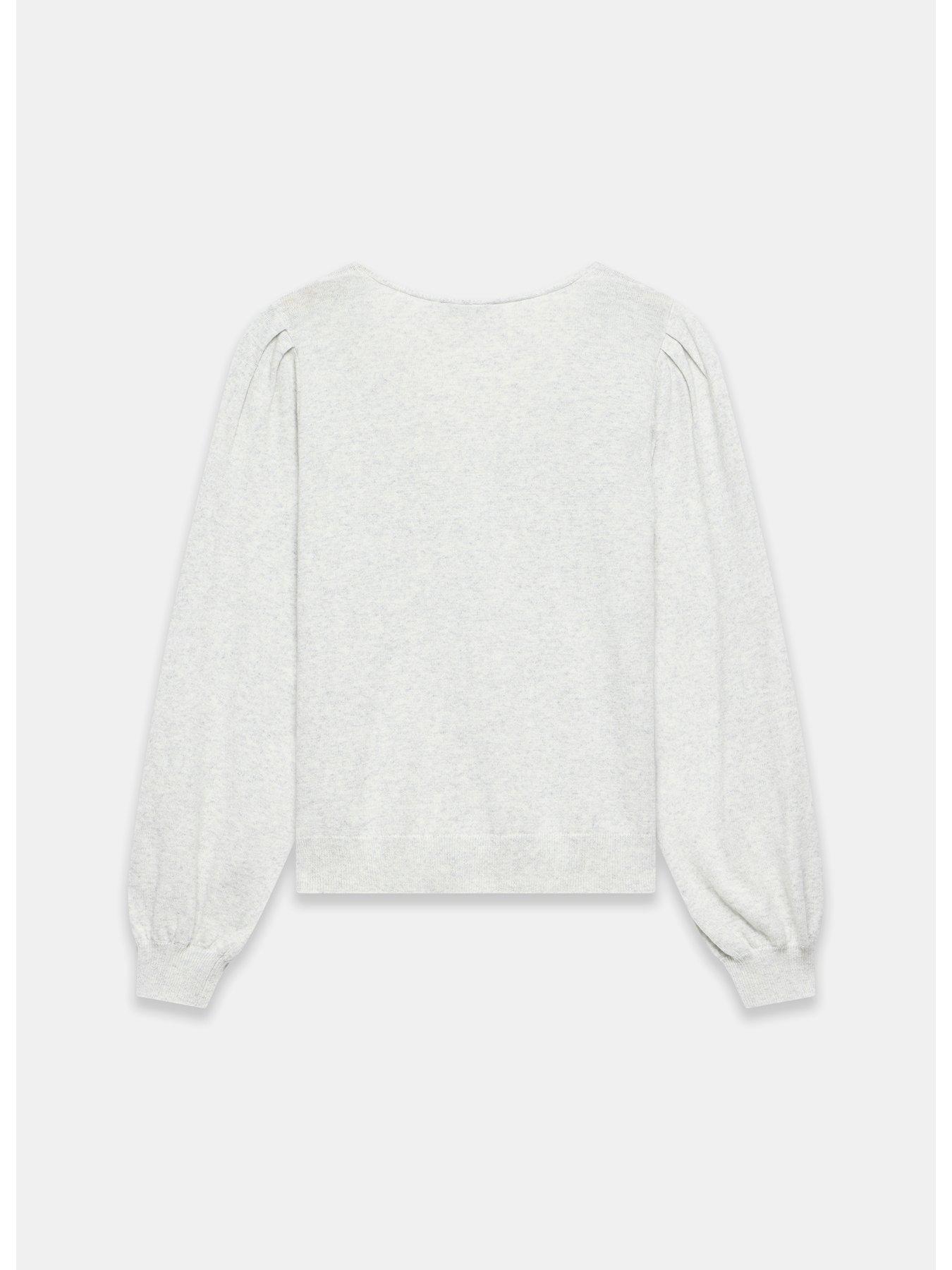 Image 6 of 6 of Mint Velvet V Neck Jumper - Grey