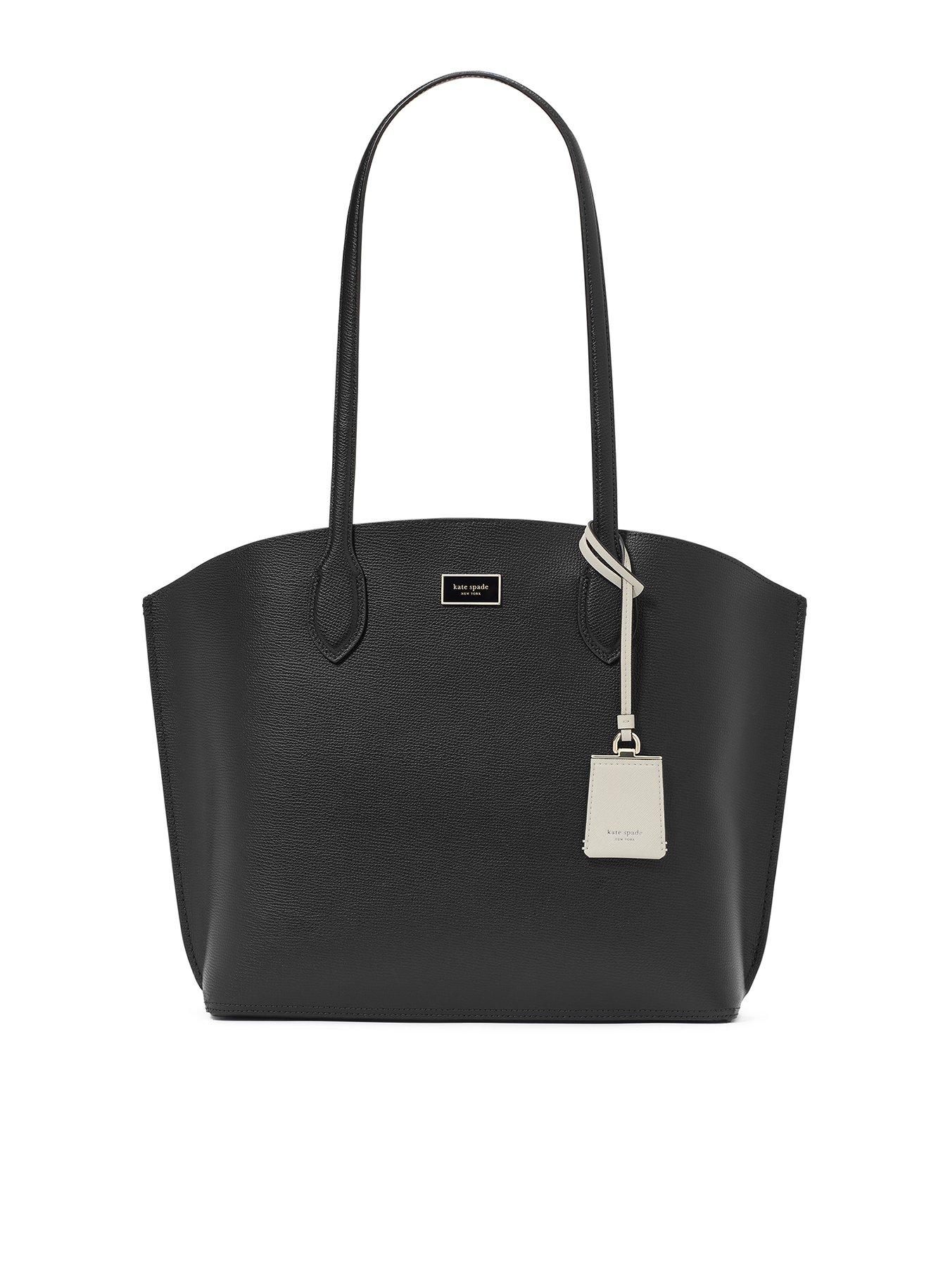 undefined Suite Crossgrain Leather Large Open Tote Bag
