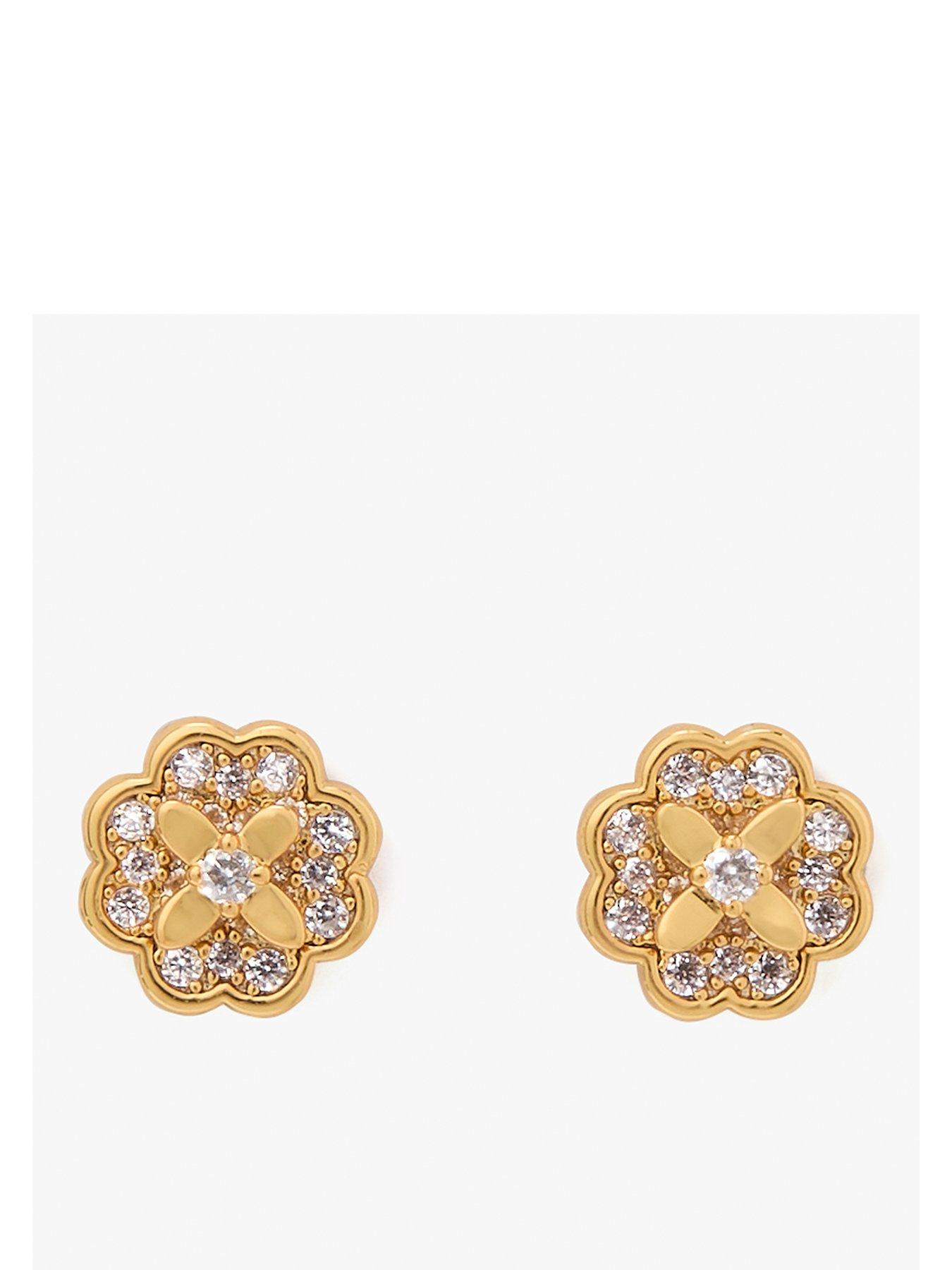 undefined Heritage Bloom Stud Earrings - Gold