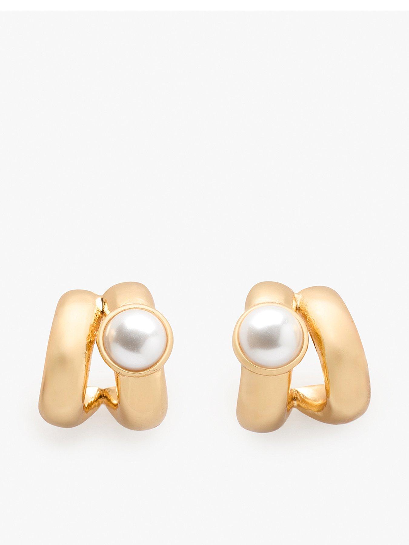 Kate Spade New York Keep Sparkling Huggie Earrings - Gold