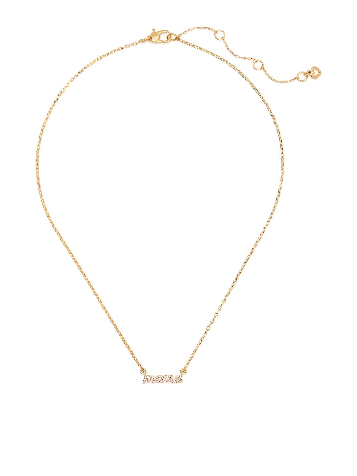 undefined Mama Said Pendant Necklace - Gold