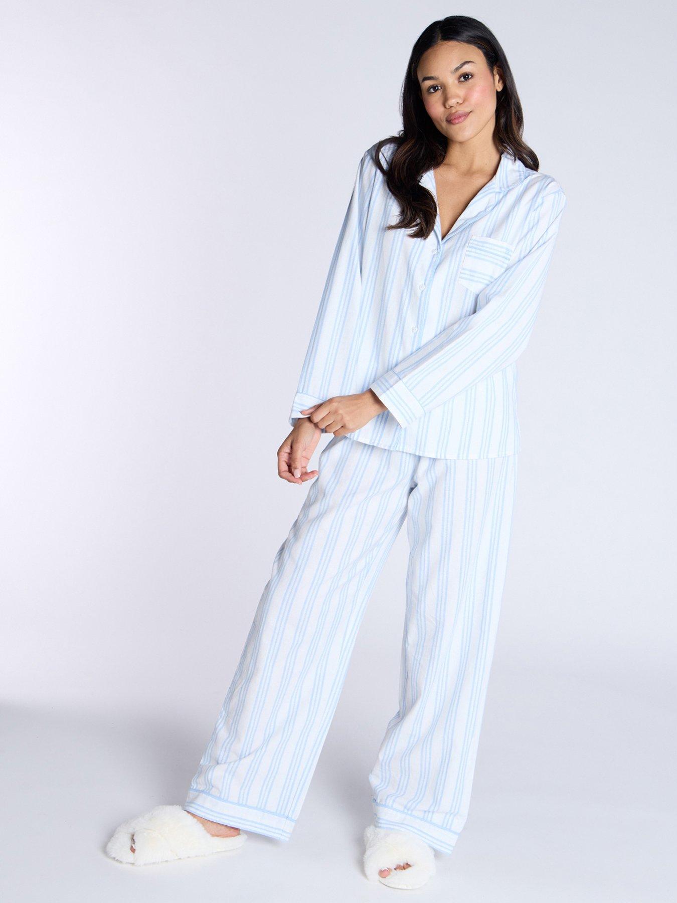 undefined Woven Cotton Stripe Ls Revere - Blue Mix