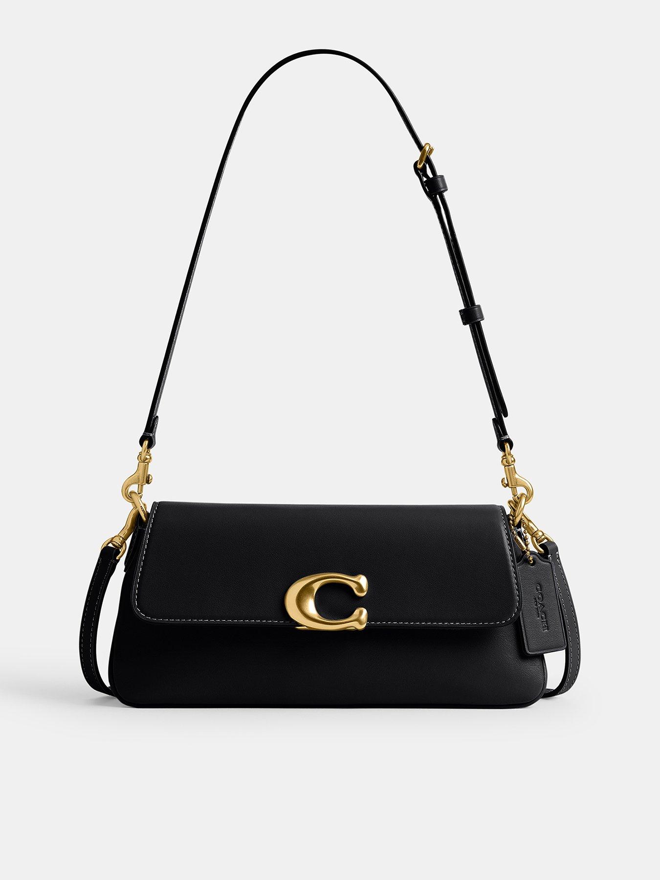 undefined Refined Calf Leather Jet Shoulder Bag