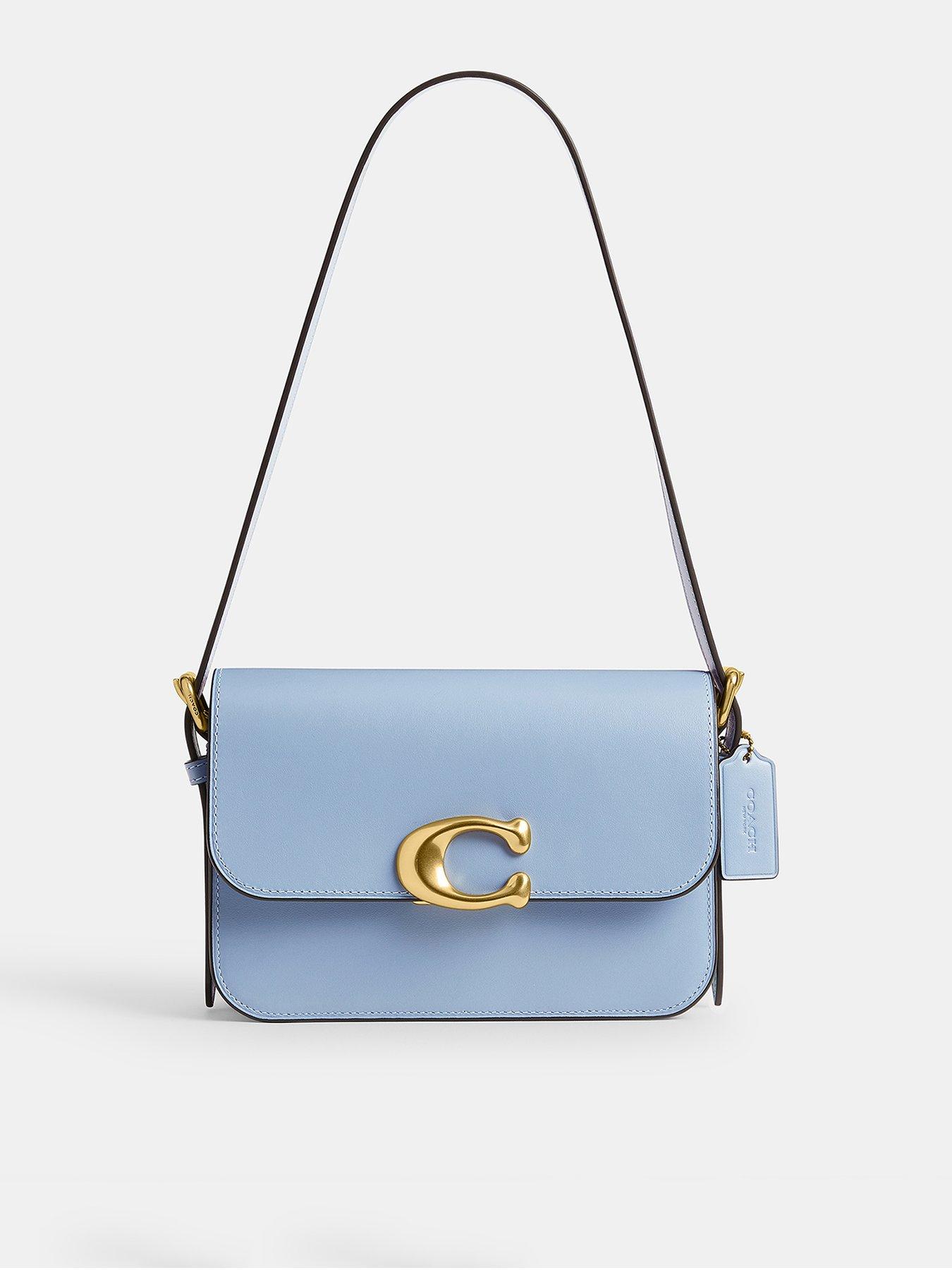 undefined Refined Calf Leather Sage Shoulder Bag