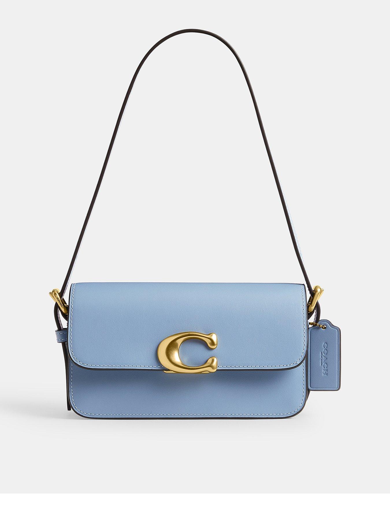 Coach Outlet Purple Handbag Australia COACH Refined Calf Leather