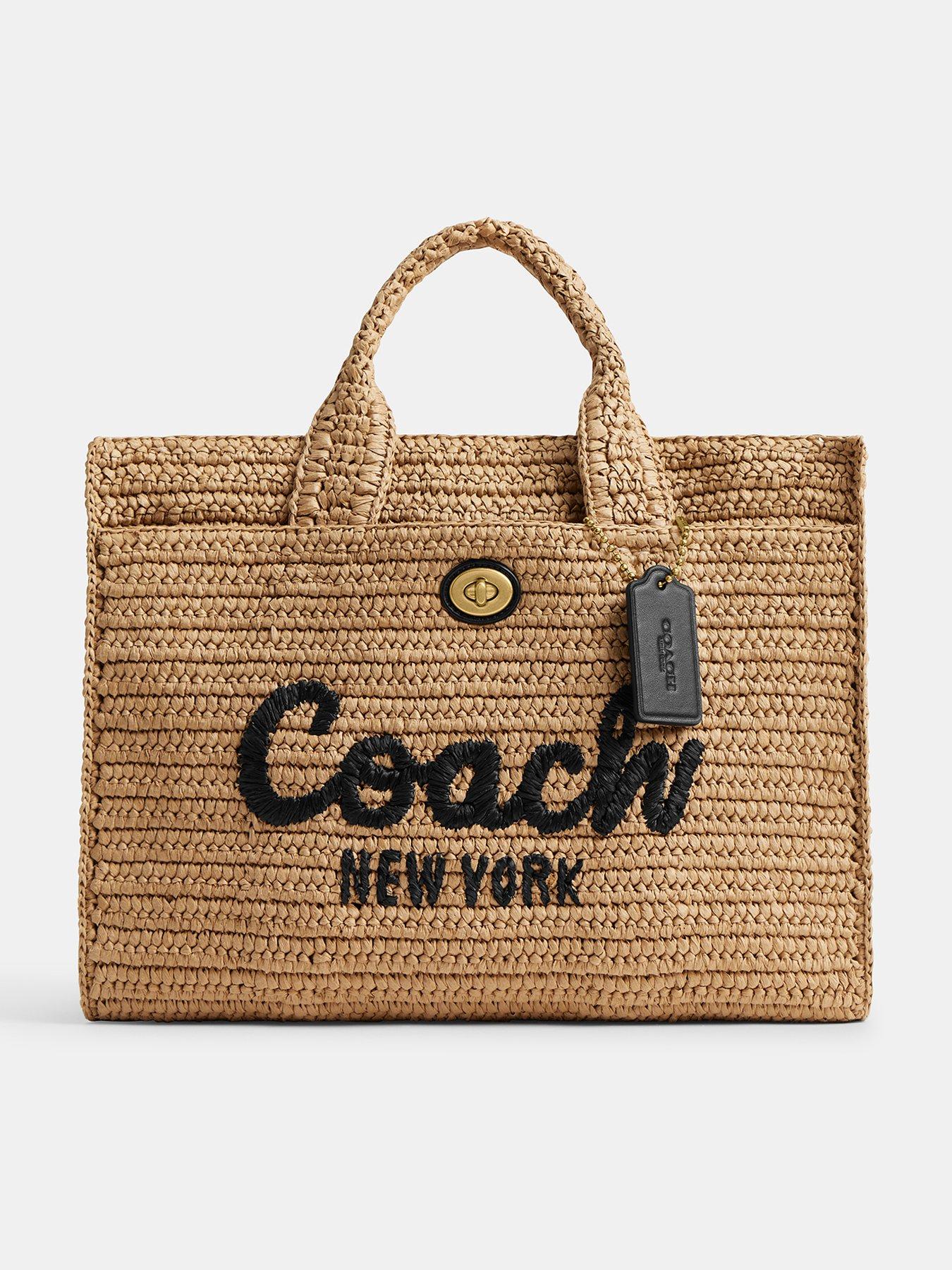 undefined Straw Cargo Tote