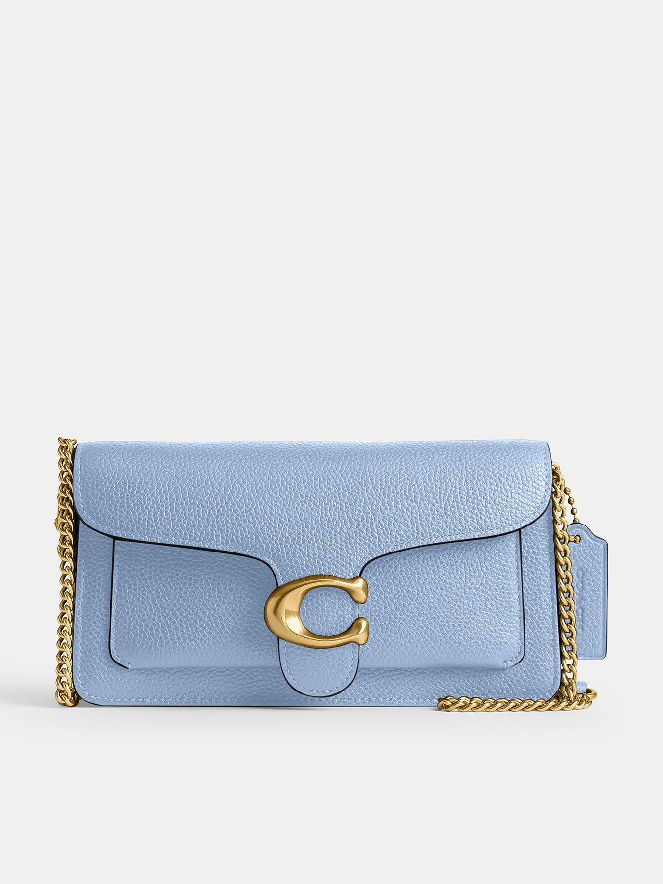undefined Polished Pebble Leather Tabby Chain Clutch