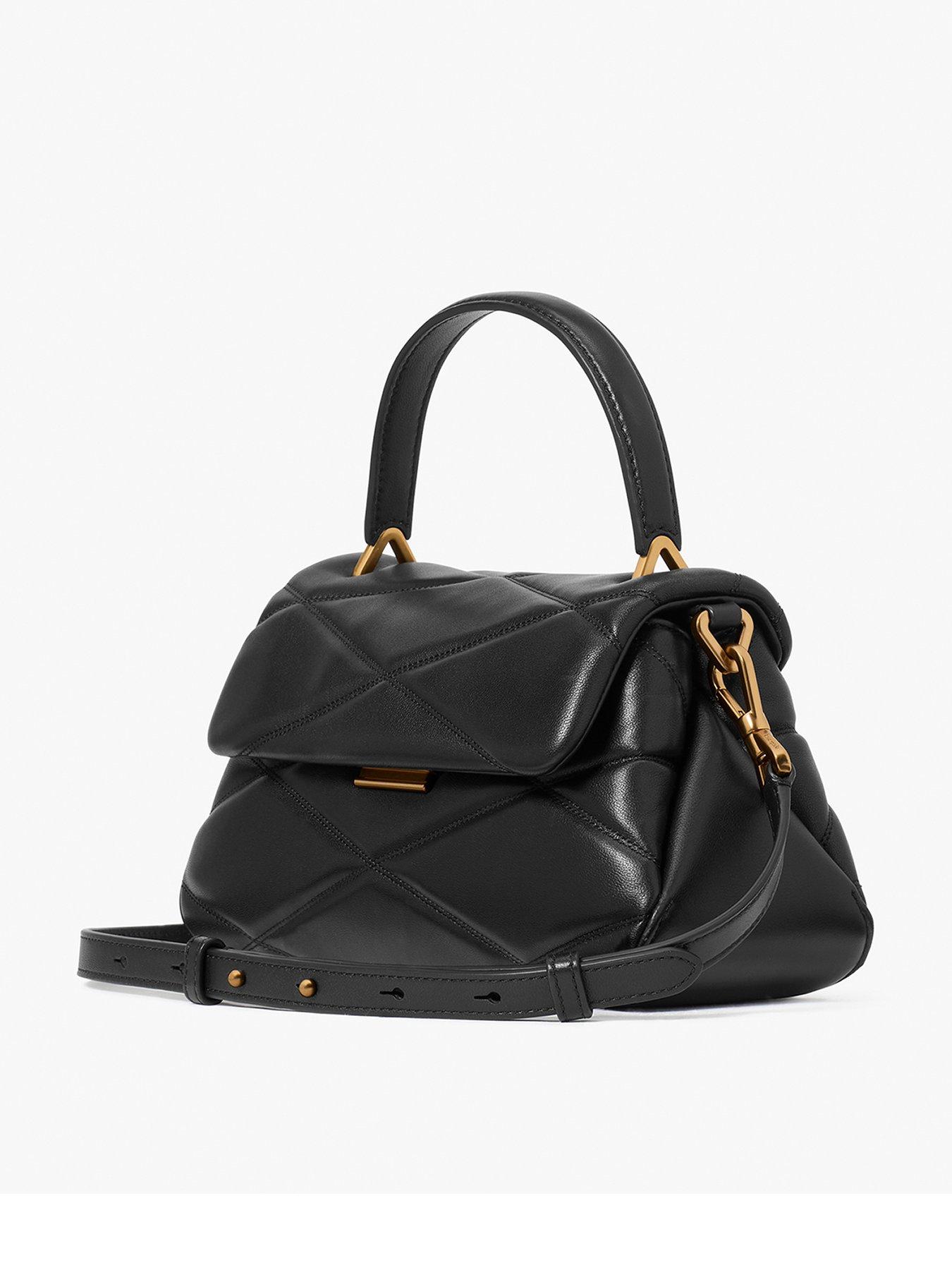 Image 3 of 3 of Kate Spade New York Grace Quilted Leather Small Top Handle Bag - Black