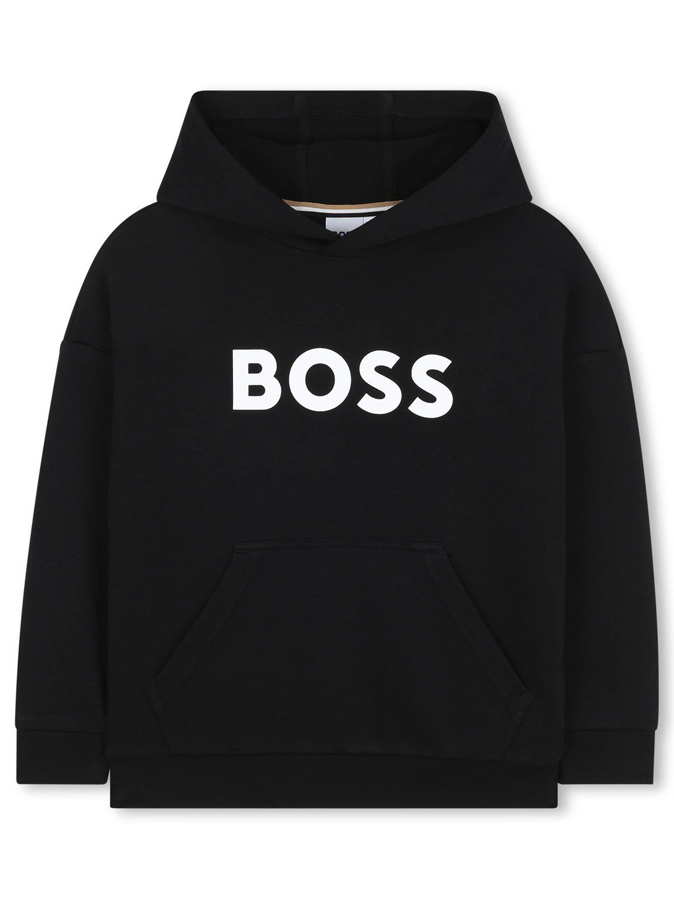 undefined Boys Logo Hoodie - Black