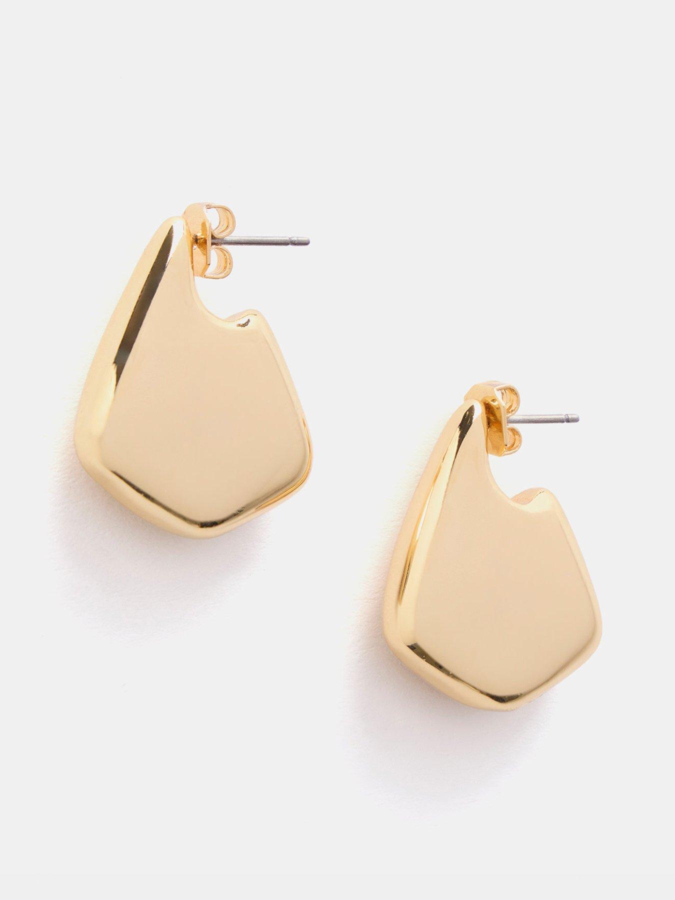 undefined Gold Tone Stud Earrings - Gold
