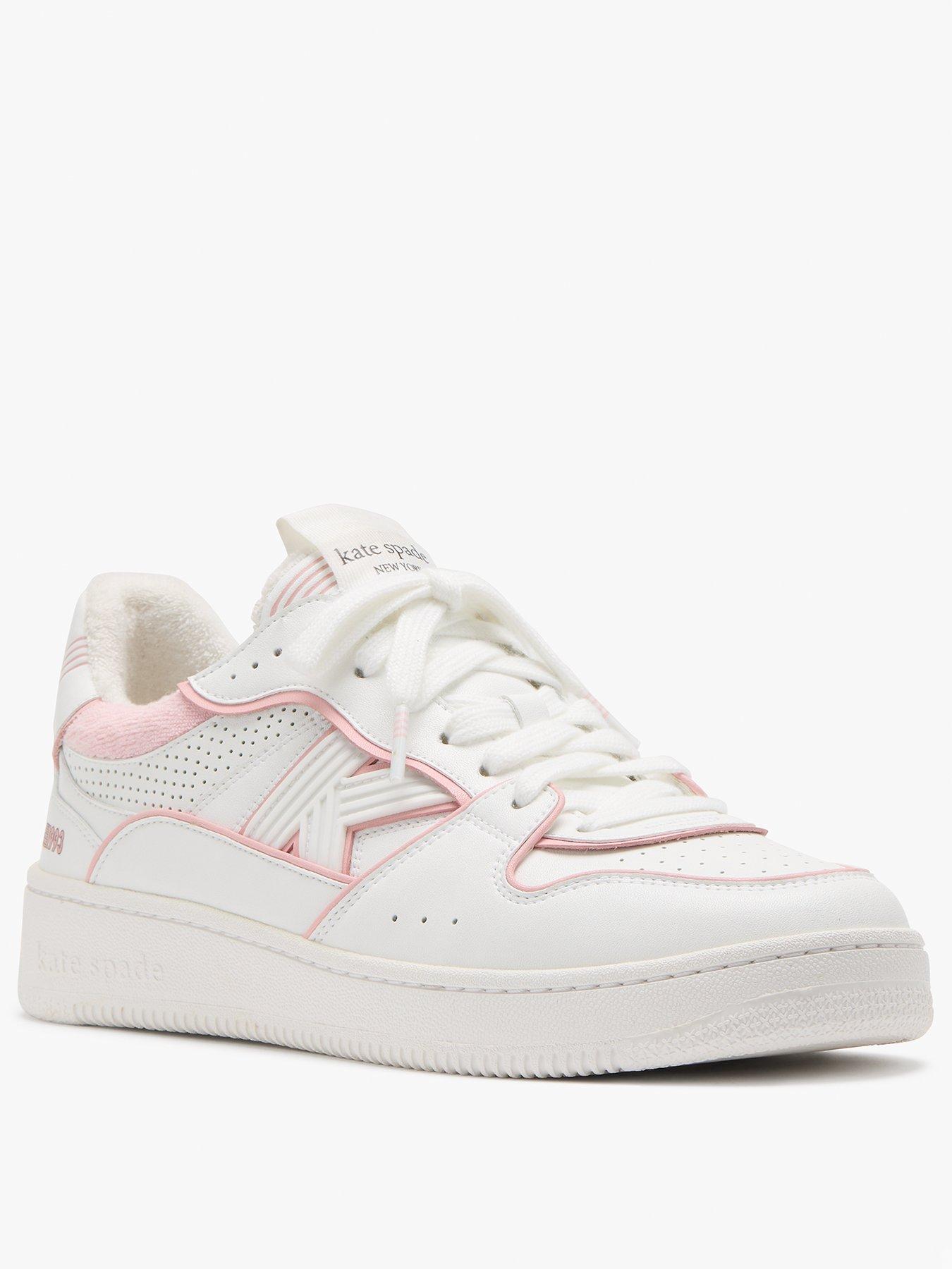 Image 2 of 4 of Kate Spade New York 93 Kicks Low Top Lace Up Sneaker - White