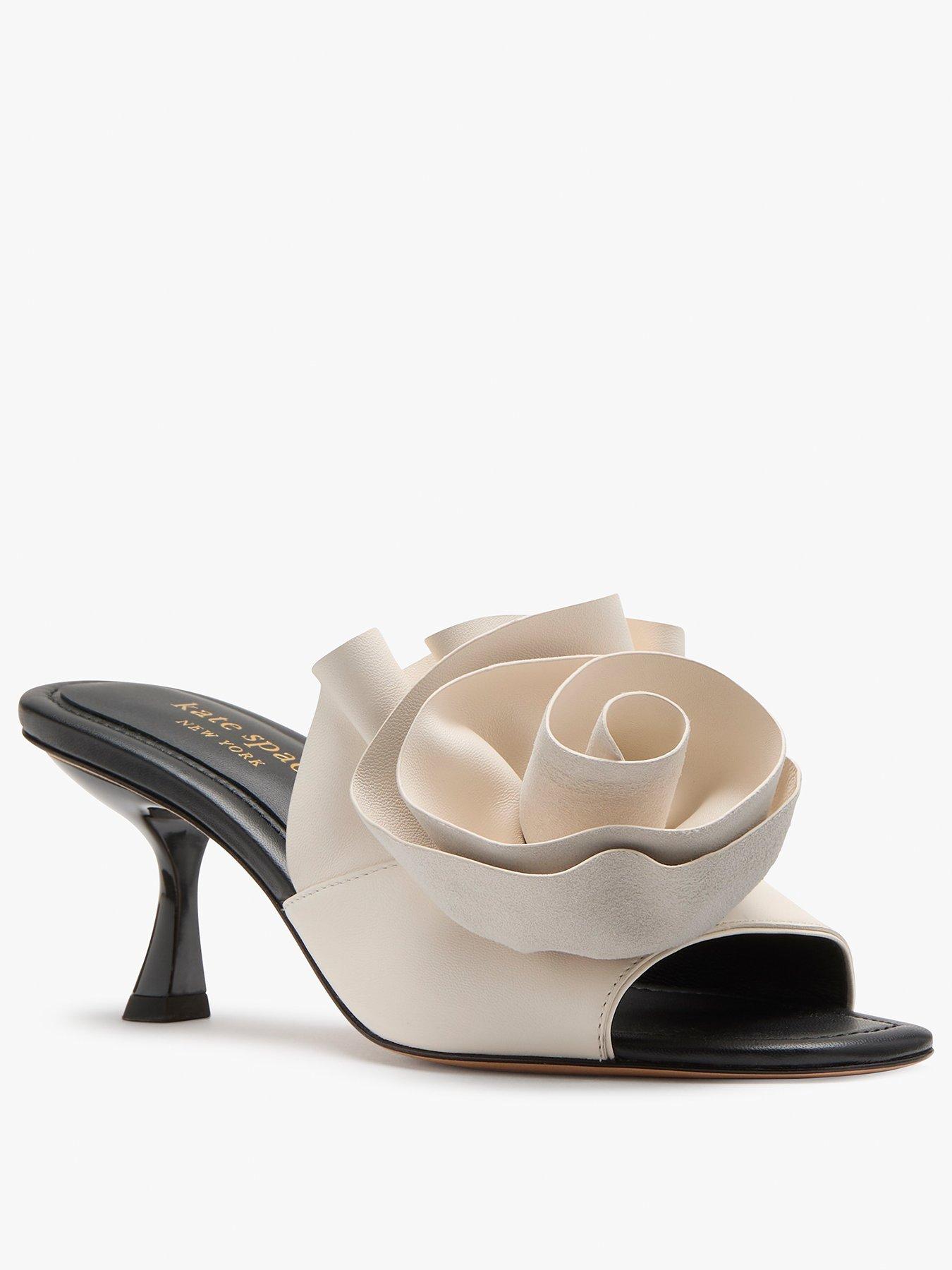 Image 2 of 4 of Kate Spade New York Flourish Heeled Sandal - Black